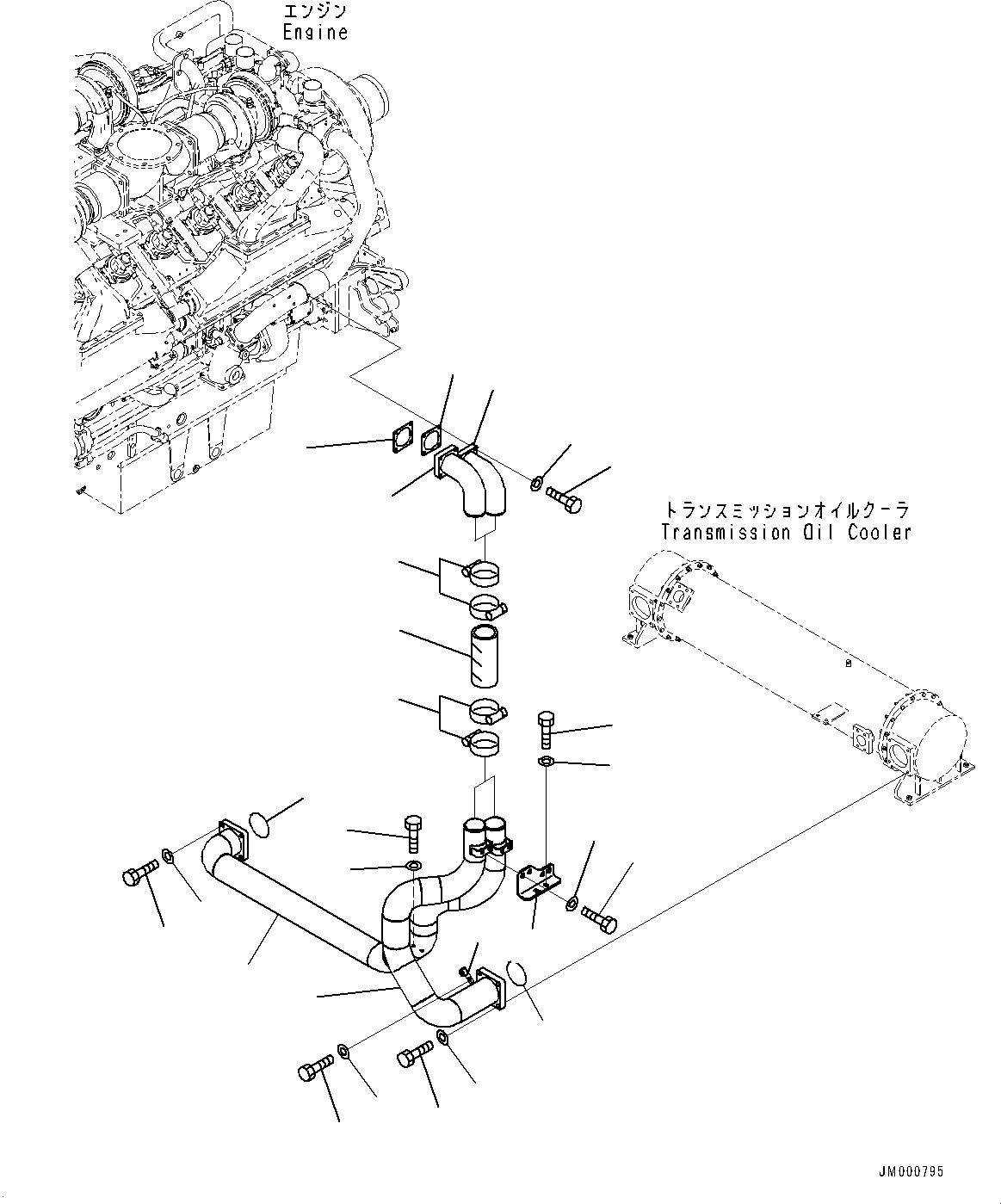 Фланец 42C-03-14252 KOMATSU