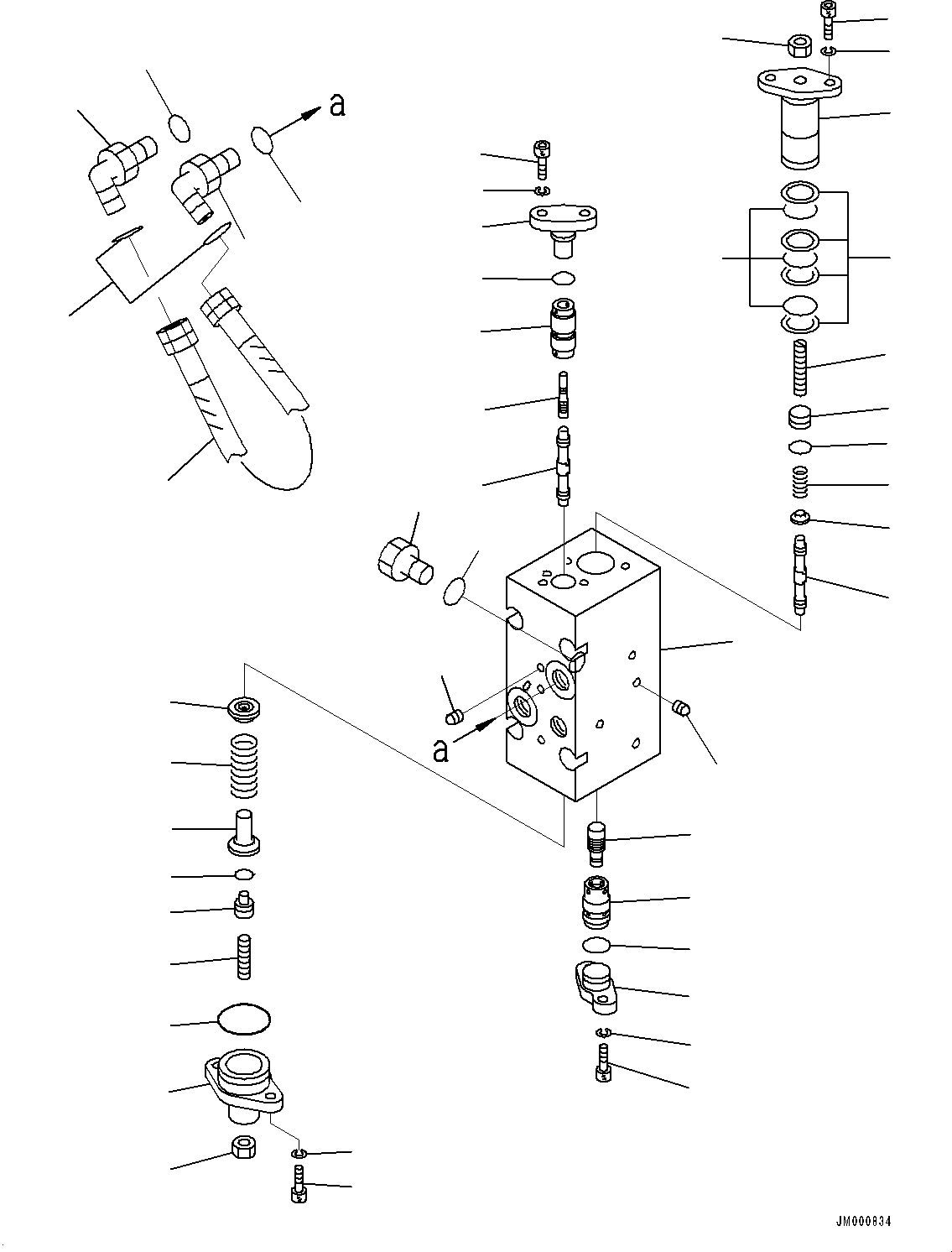 Valve Assembly, Servo 708-2H-03170 KOMATSU