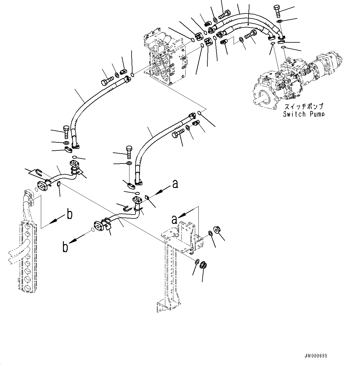 Шланг 42C-62-17680 KOMATSU