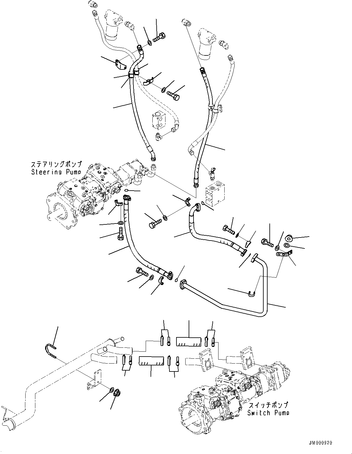 Шланг с торцевым уплотнением 02753-00612 KOMATSU