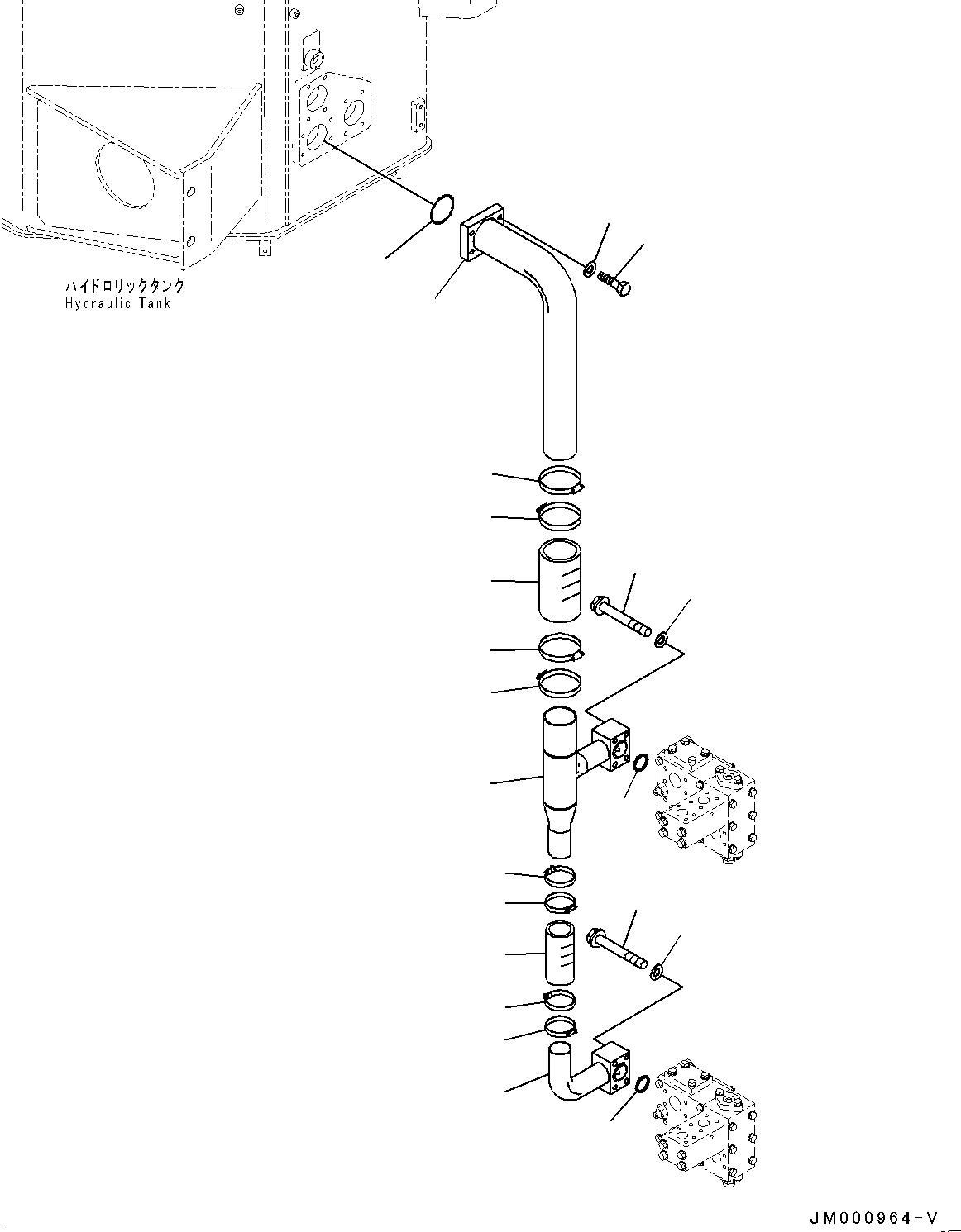 Трубка 42C-62-16751 KOMATSU