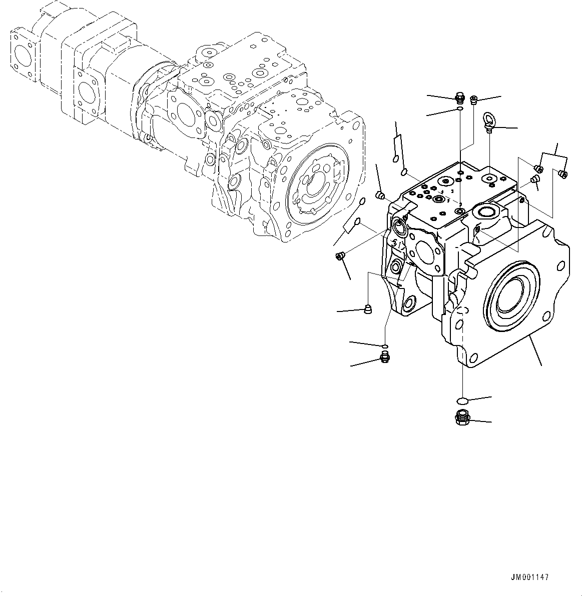 Корпус в сборе (708-2H-04820) KOMATSU