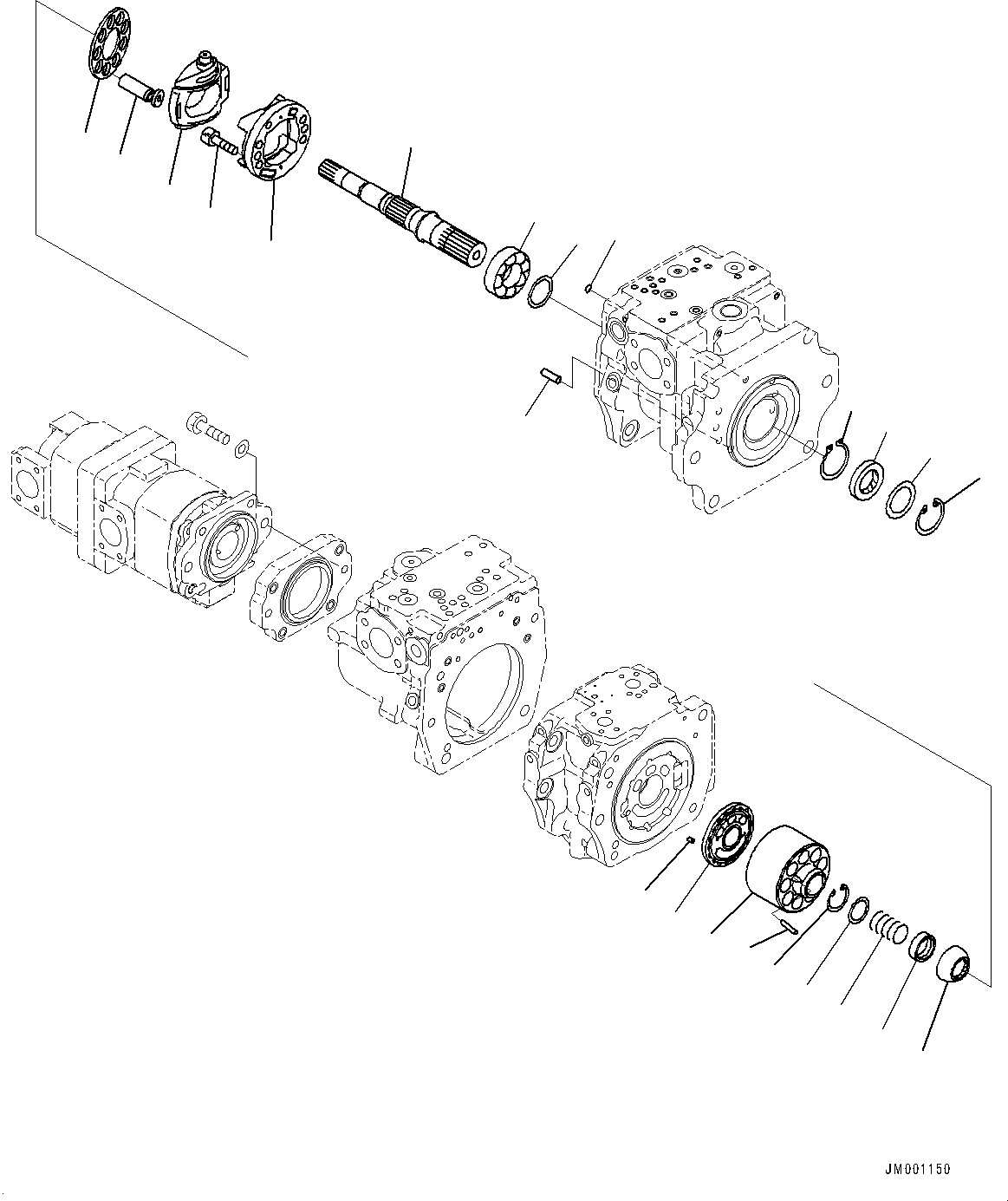 Насос (подузел) (708-2H-01481) KOMATSU