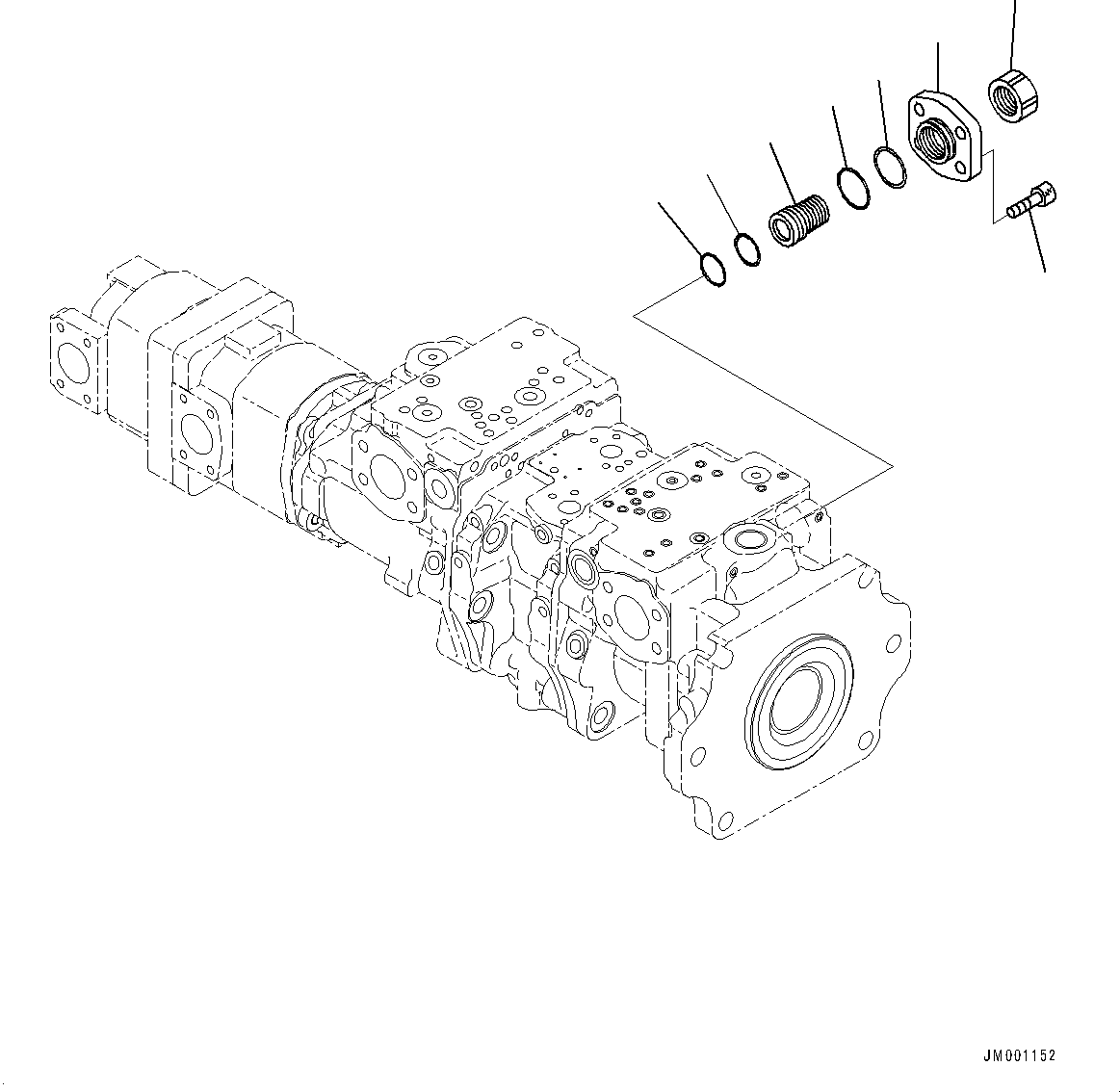 Крышка в сборе (708-2H-03520) KOMATSU