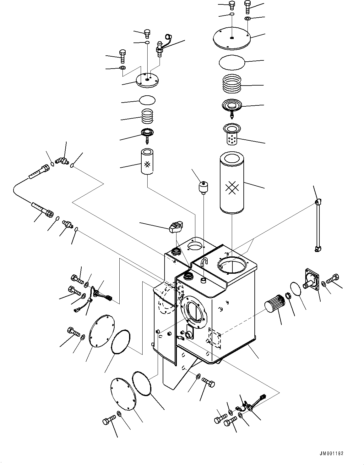 Tank Assembly, Oil 42C-43-18971 KOMATSU