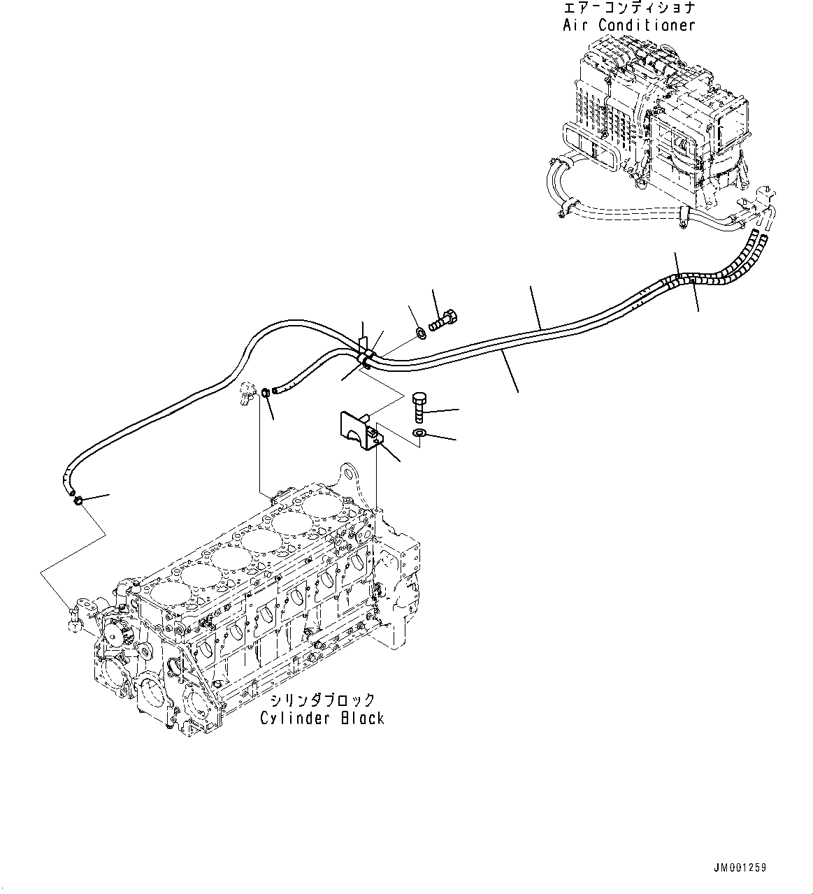 Шланг 09483-10434 KOMATSU