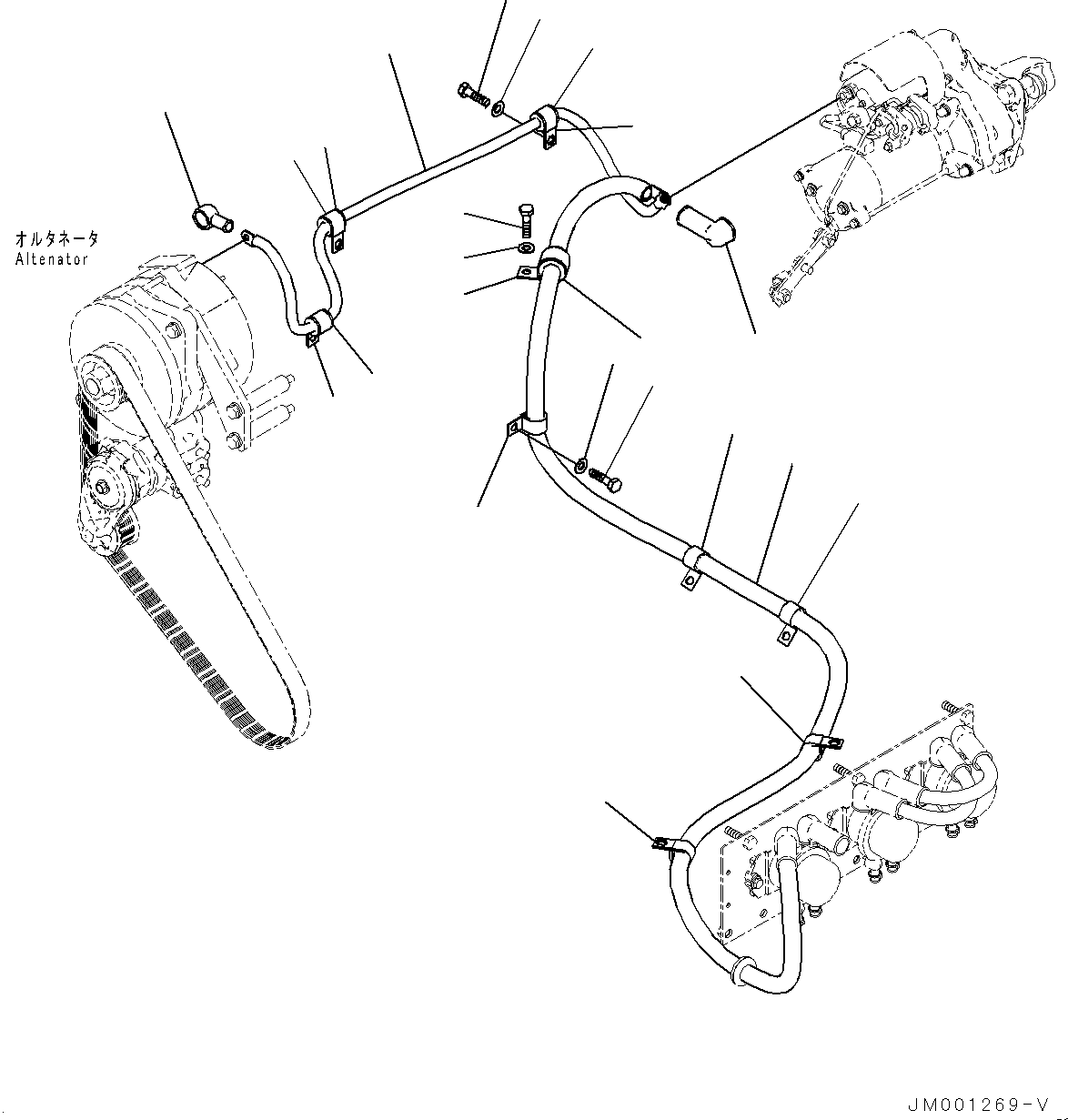 Кабель 56D-06-34550 KOMATSU