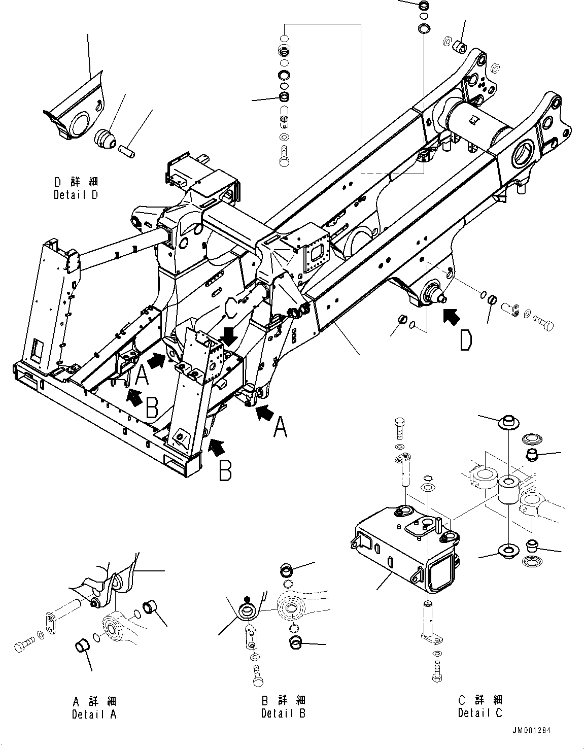 Рама (подузел) 561-46-82672 KOMATSU