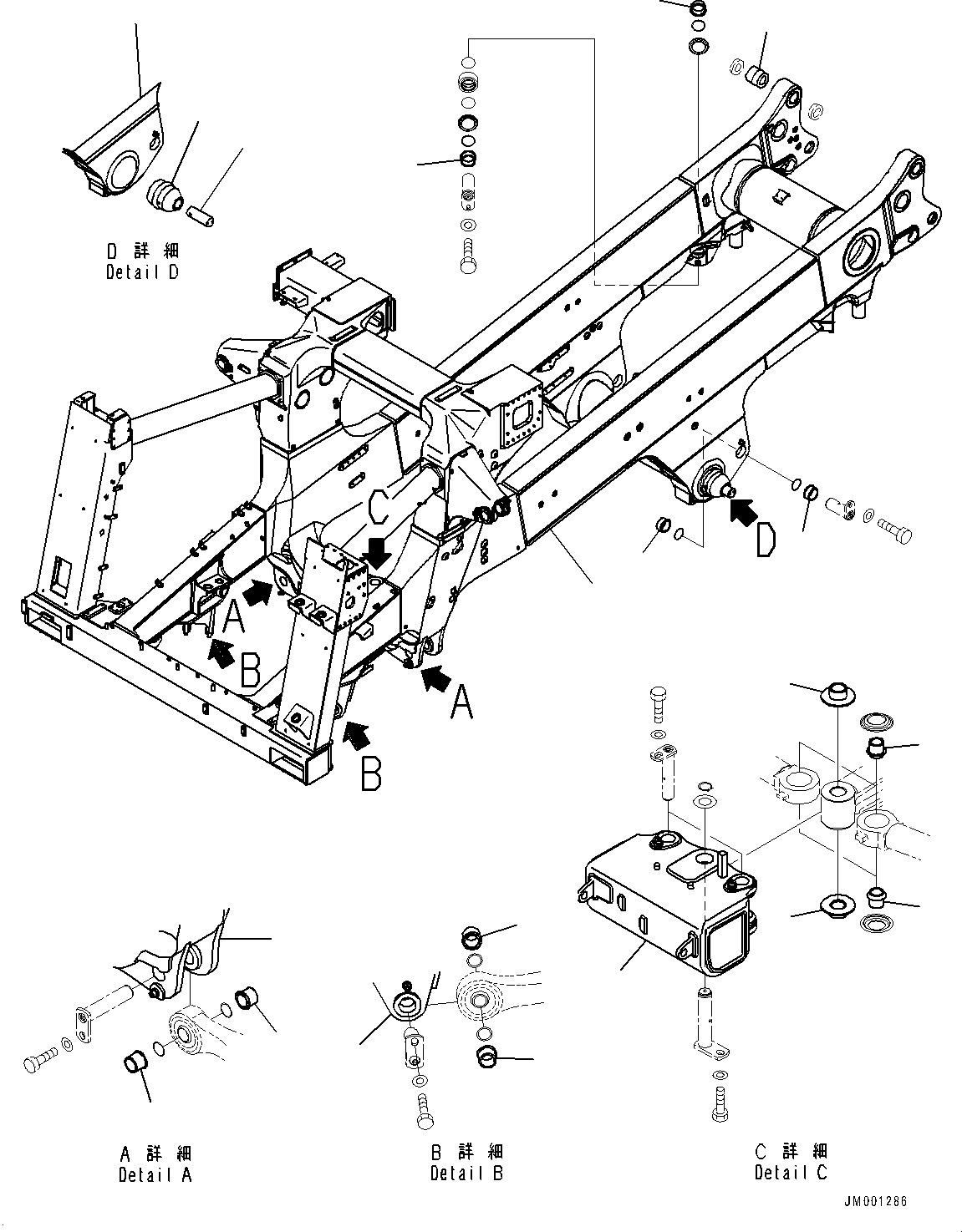 Рама (подузел) 561-46-84412 KOMATSU