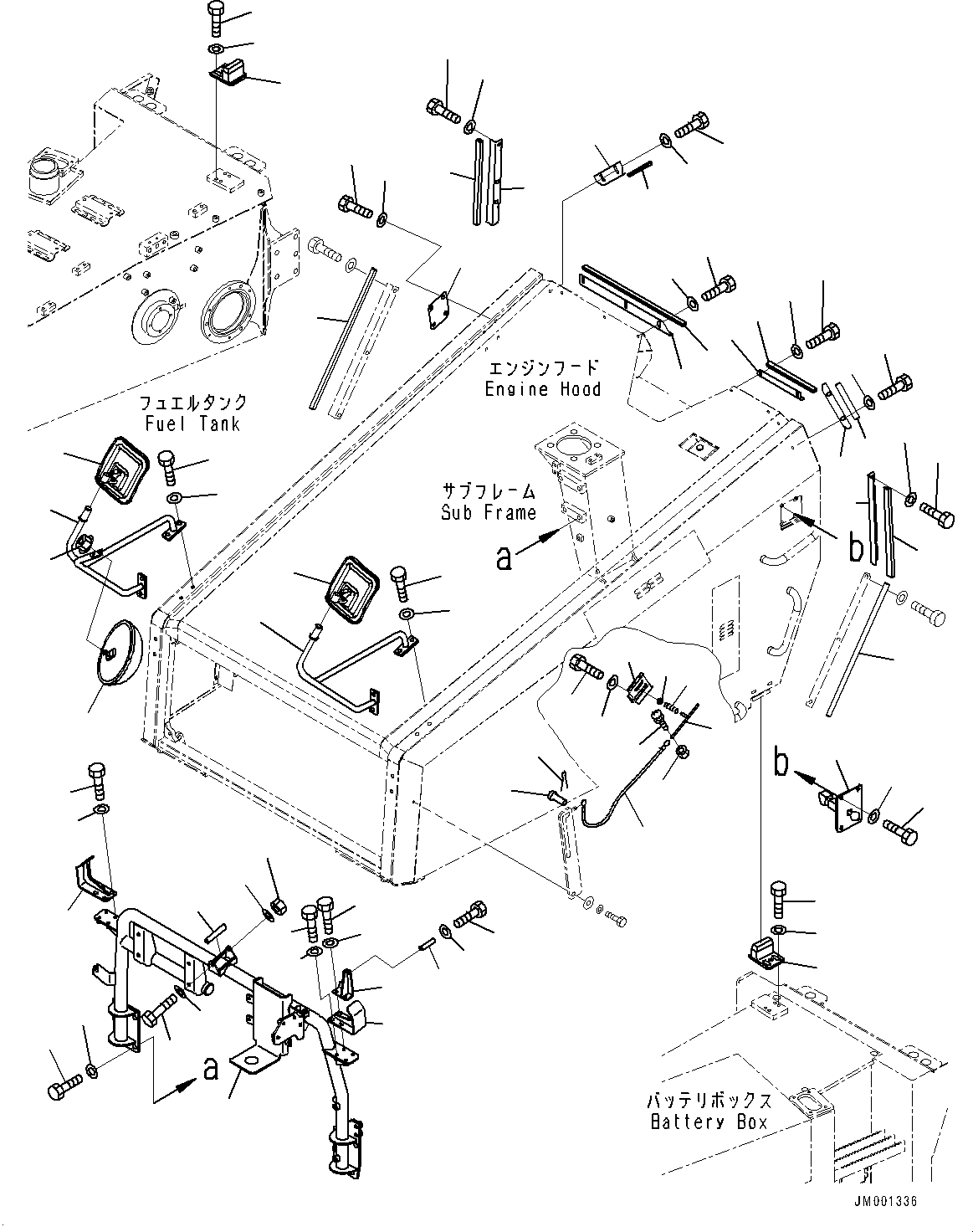 Распорка 56B-54-21511 KOMATSU