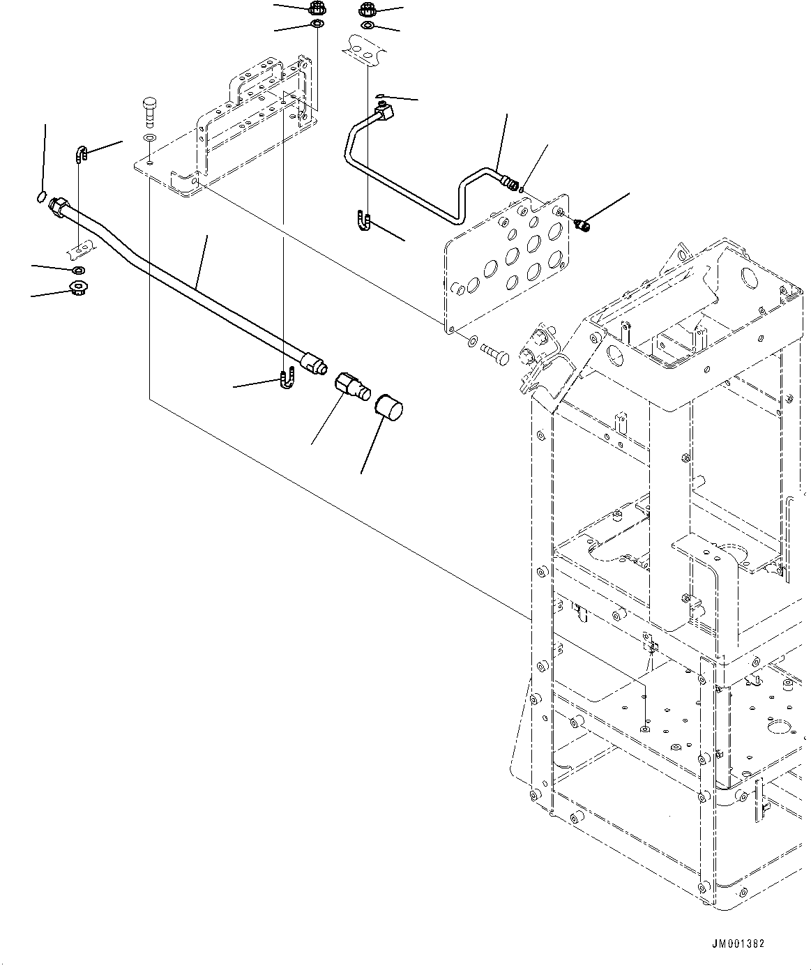 Трубка 427-Z89-4711 KOMATSU