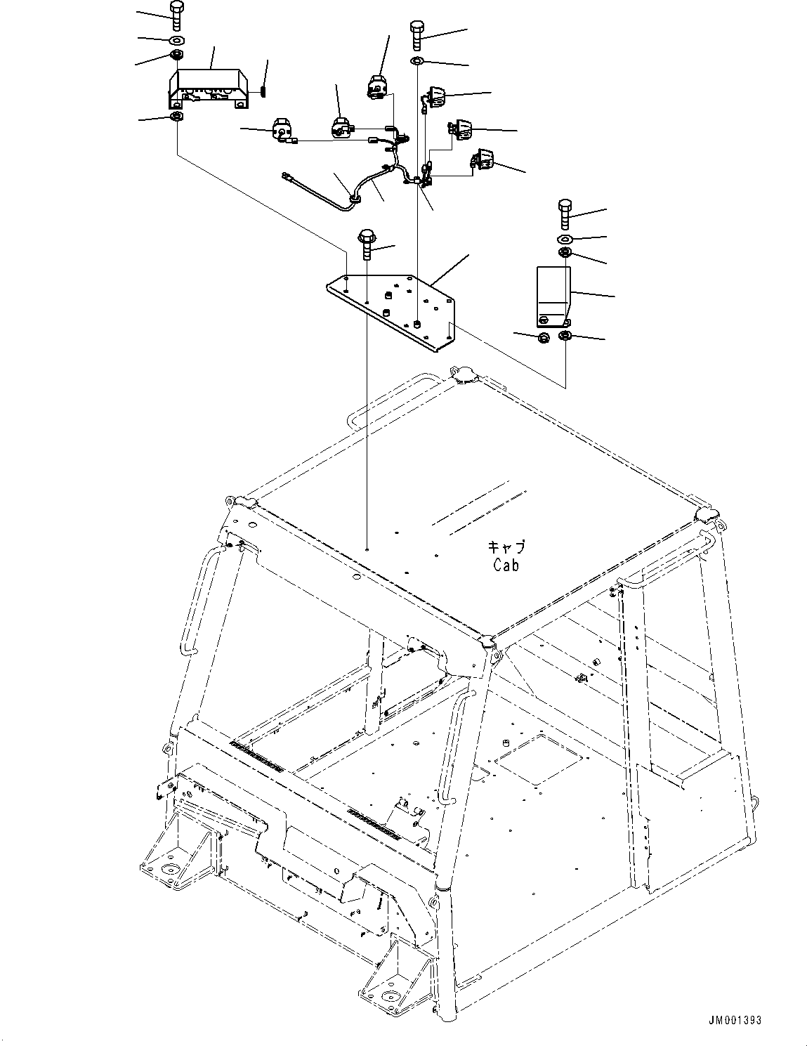 Жгут проводов 56B-54-2P310 KOMATSU