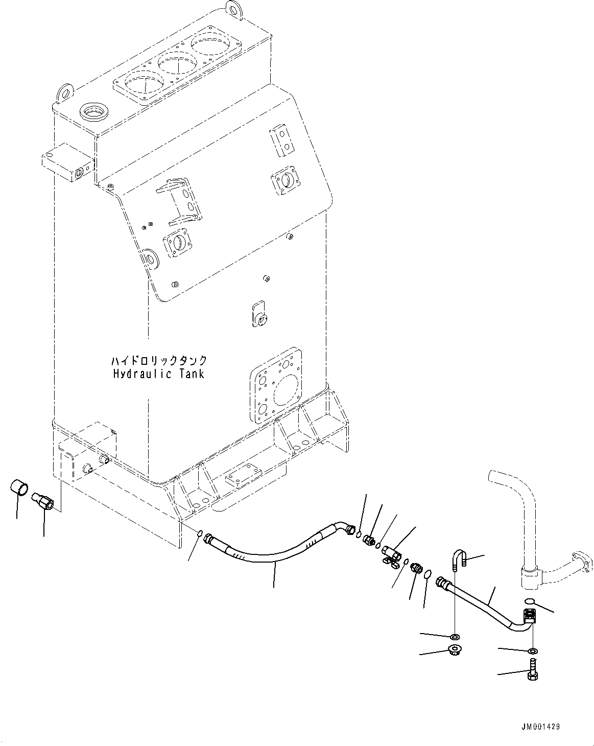 Шланг 427-62-22340 KOMATSU