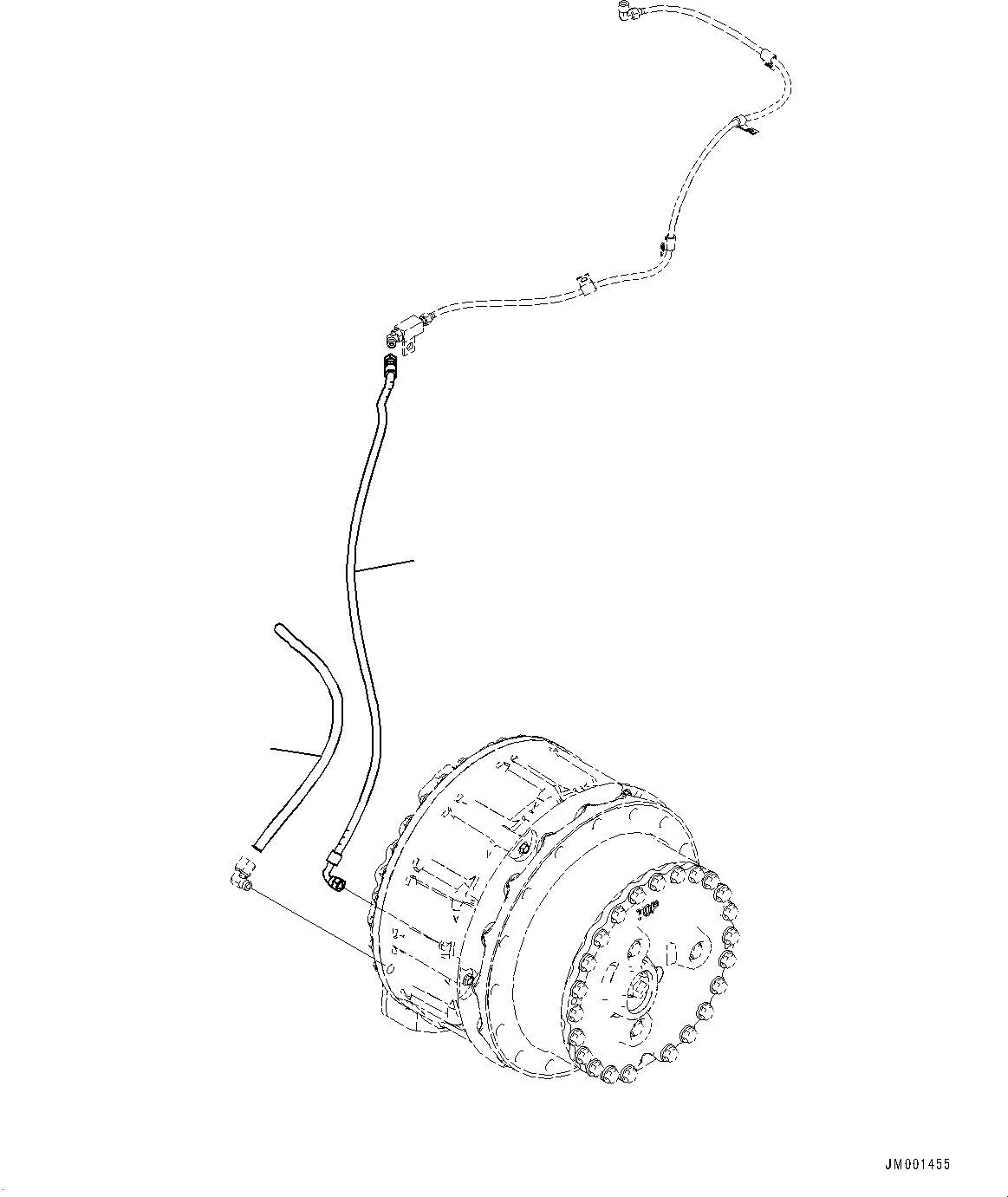 Final Drive Assembly, Front 56D-27-32002 KOMATSU