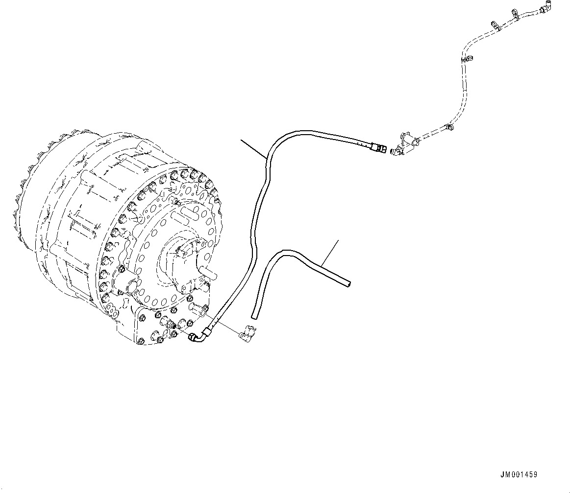 Final Drive Assembly, Front,R.H. 56D-27-35052 KOMATSU