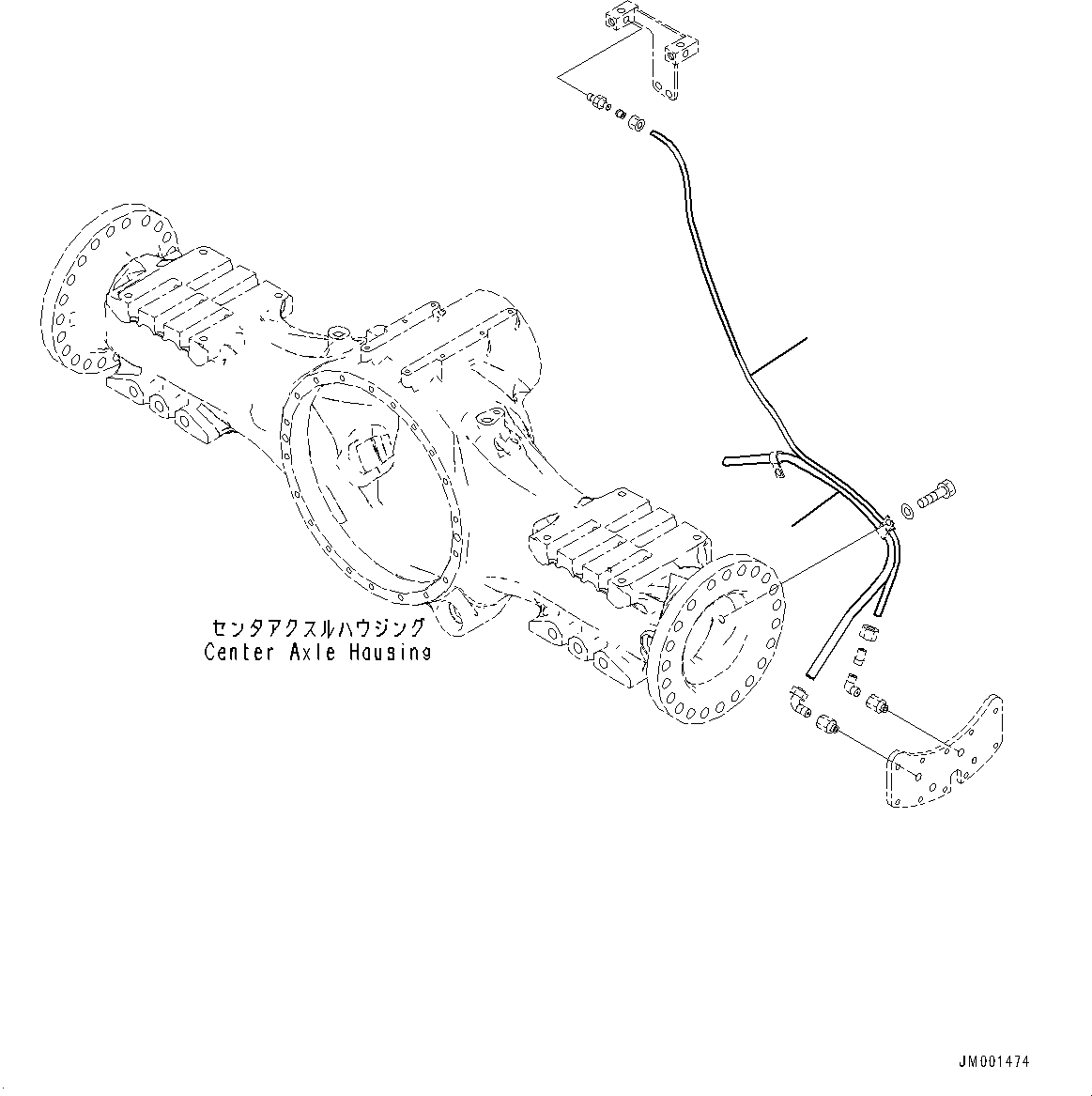Final Drive Assembly, L.H. 56D-23-35001 KOMATSU