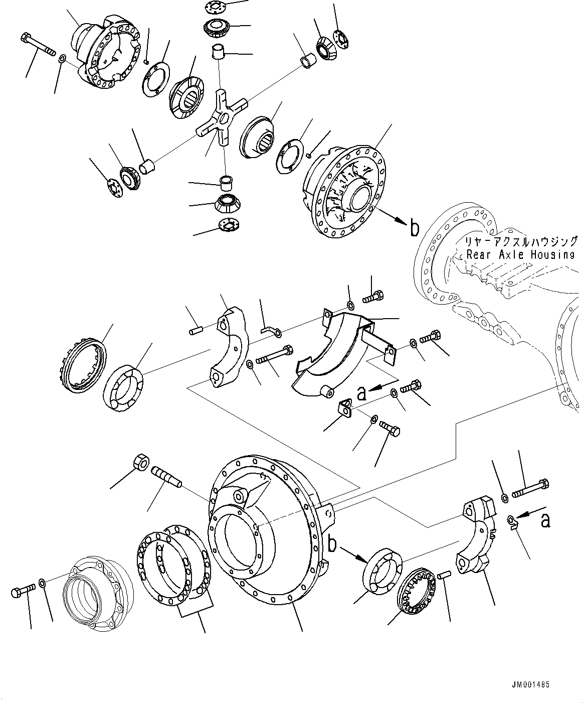 Carrier and Cap Assembly 56D-22-31101 KOMATSU