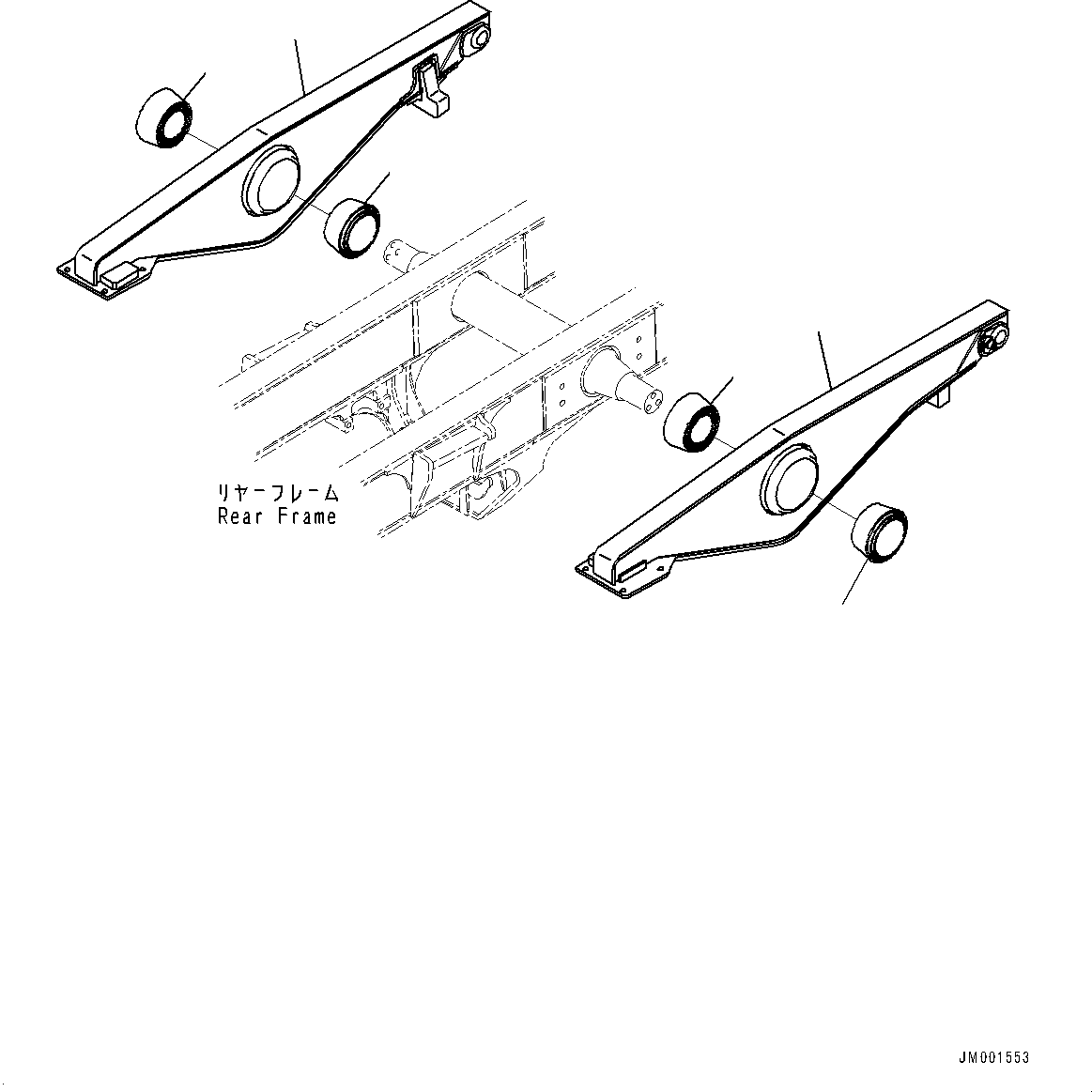 Equalizer Bar 56D-50-32130 KOMATSU