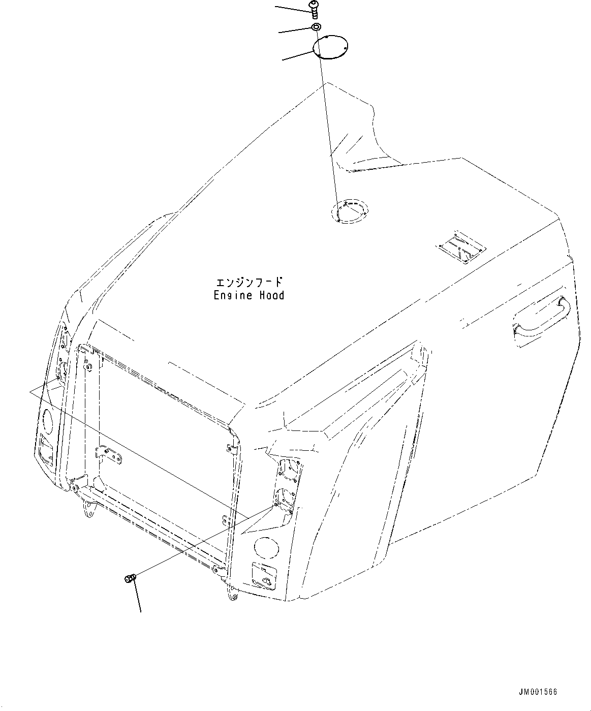Болт 56D-54-31B91 KOMATSU