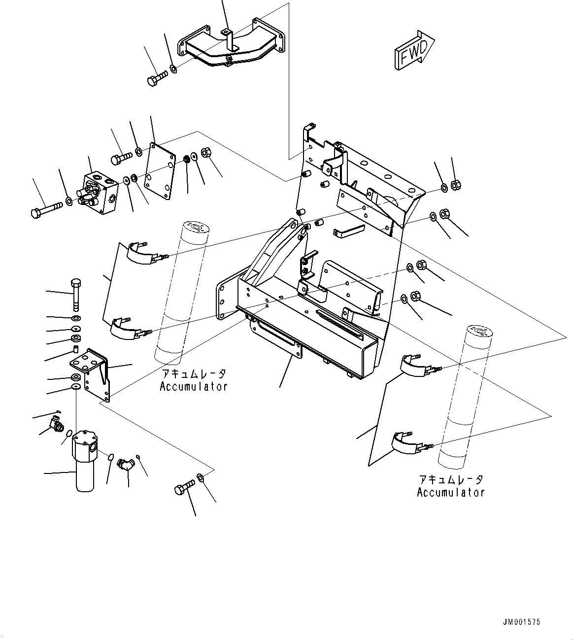 Valve Assembly, Charge 56D-43-37101 KOMATSU