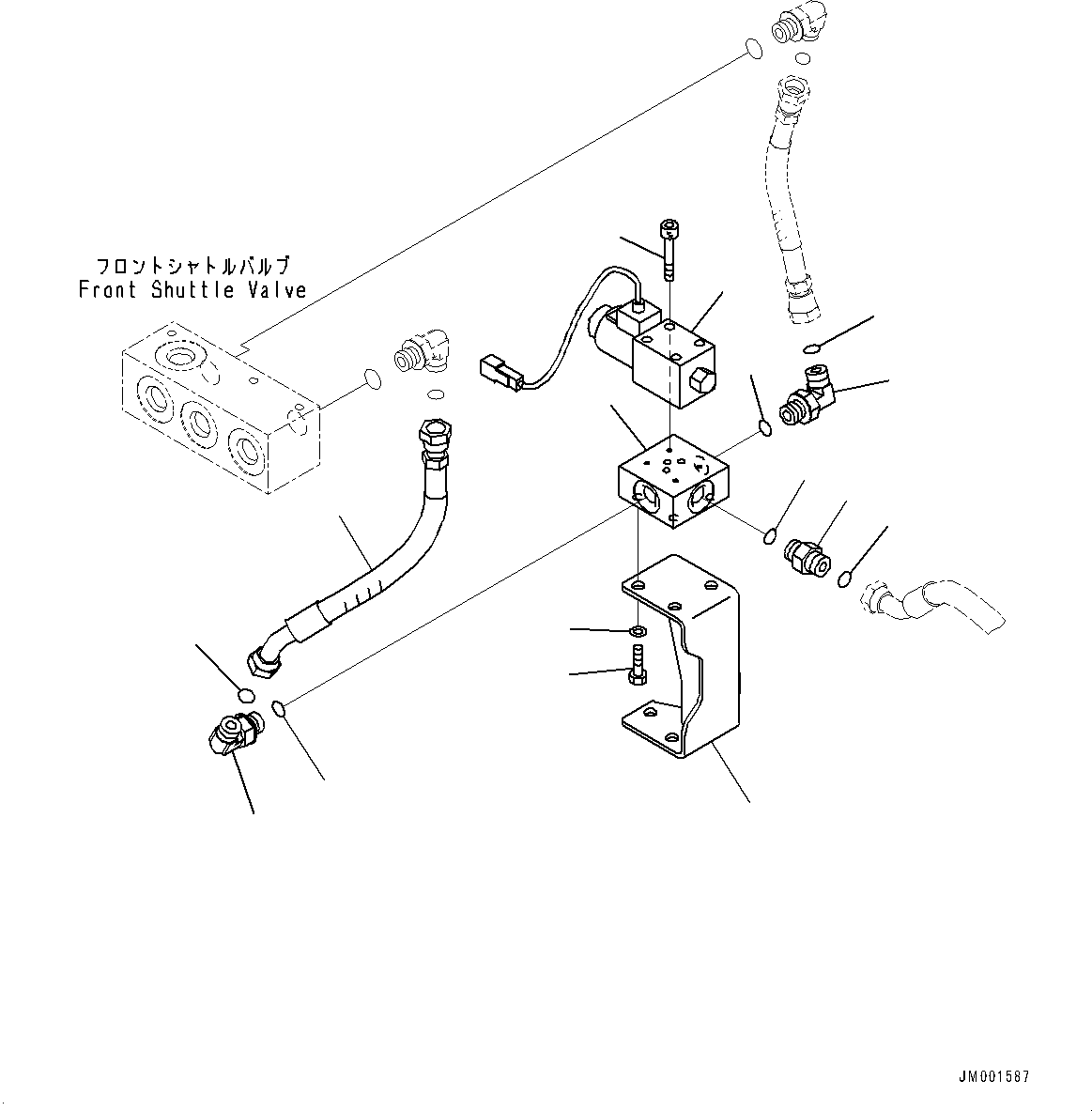 Шланг с торцевым уплотнением 02767-004A3 KOMATSU