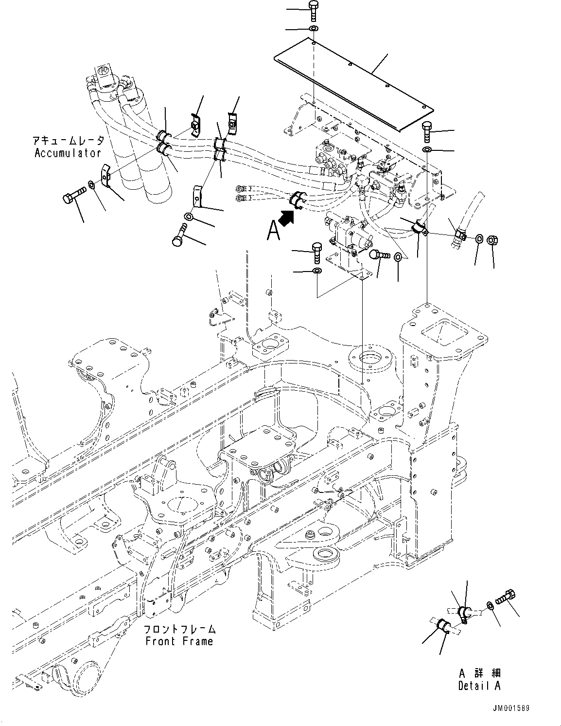 Крышка 56D-61-32290 KOMATSU