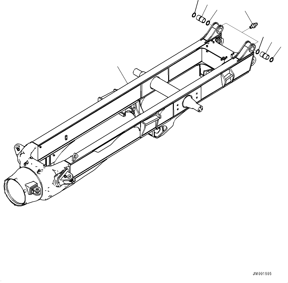 Frame Assembly, Rear 56D-46-32202 KOMATSU