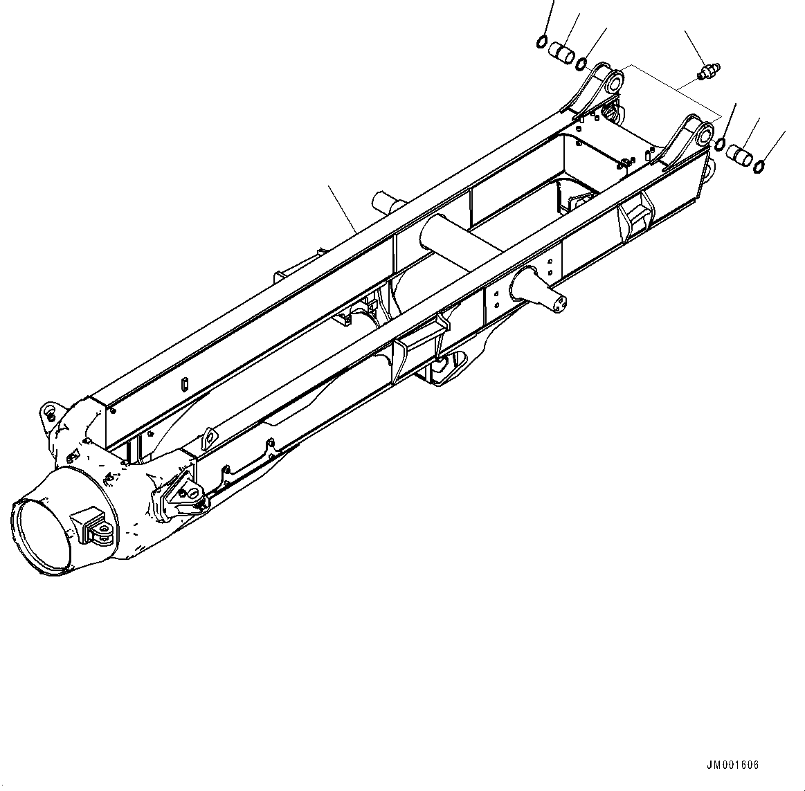 Frame Assembly, Rear 56D-98-32202 KOMATSU