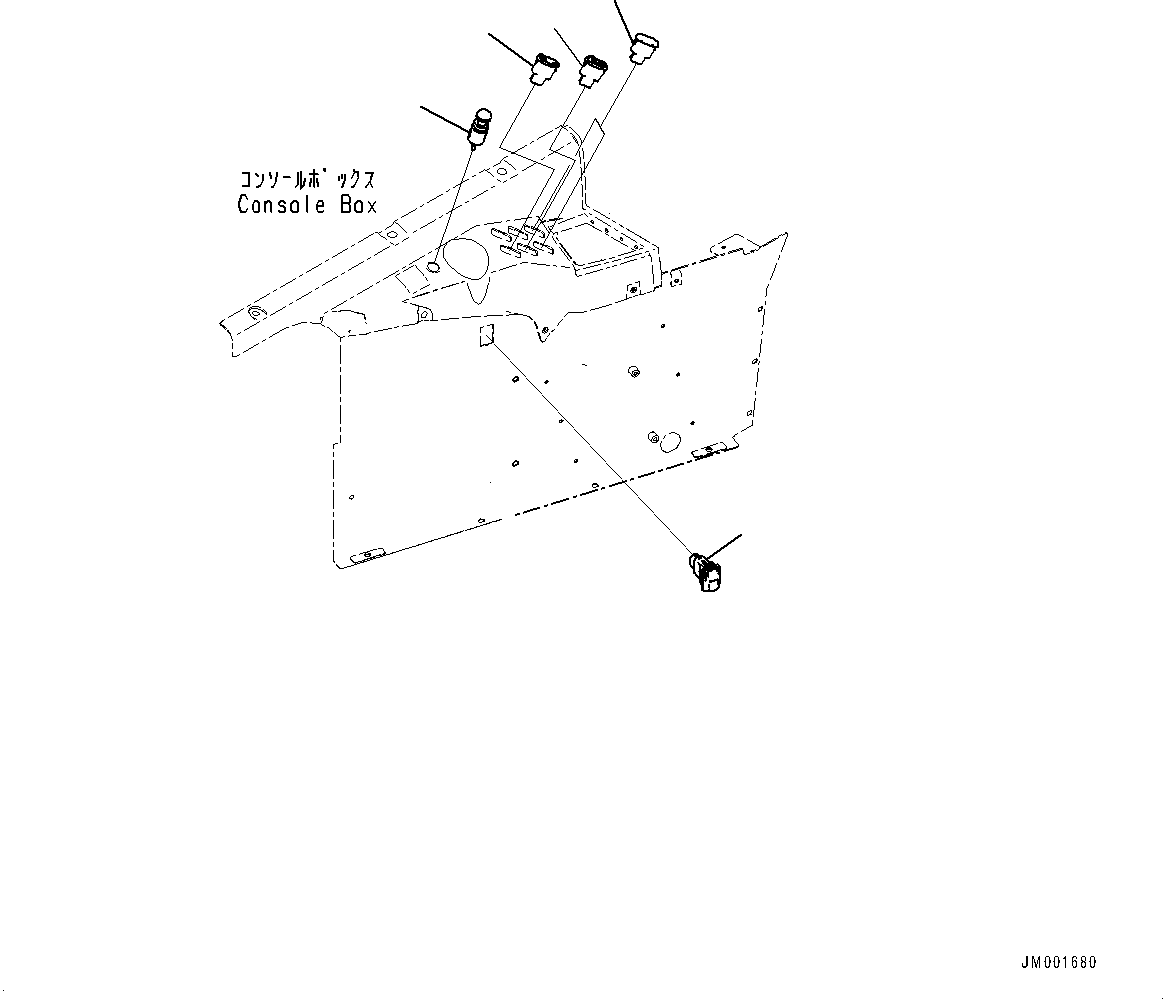Switch Assembly, Power Window 56D-06-33880 KOMATSU