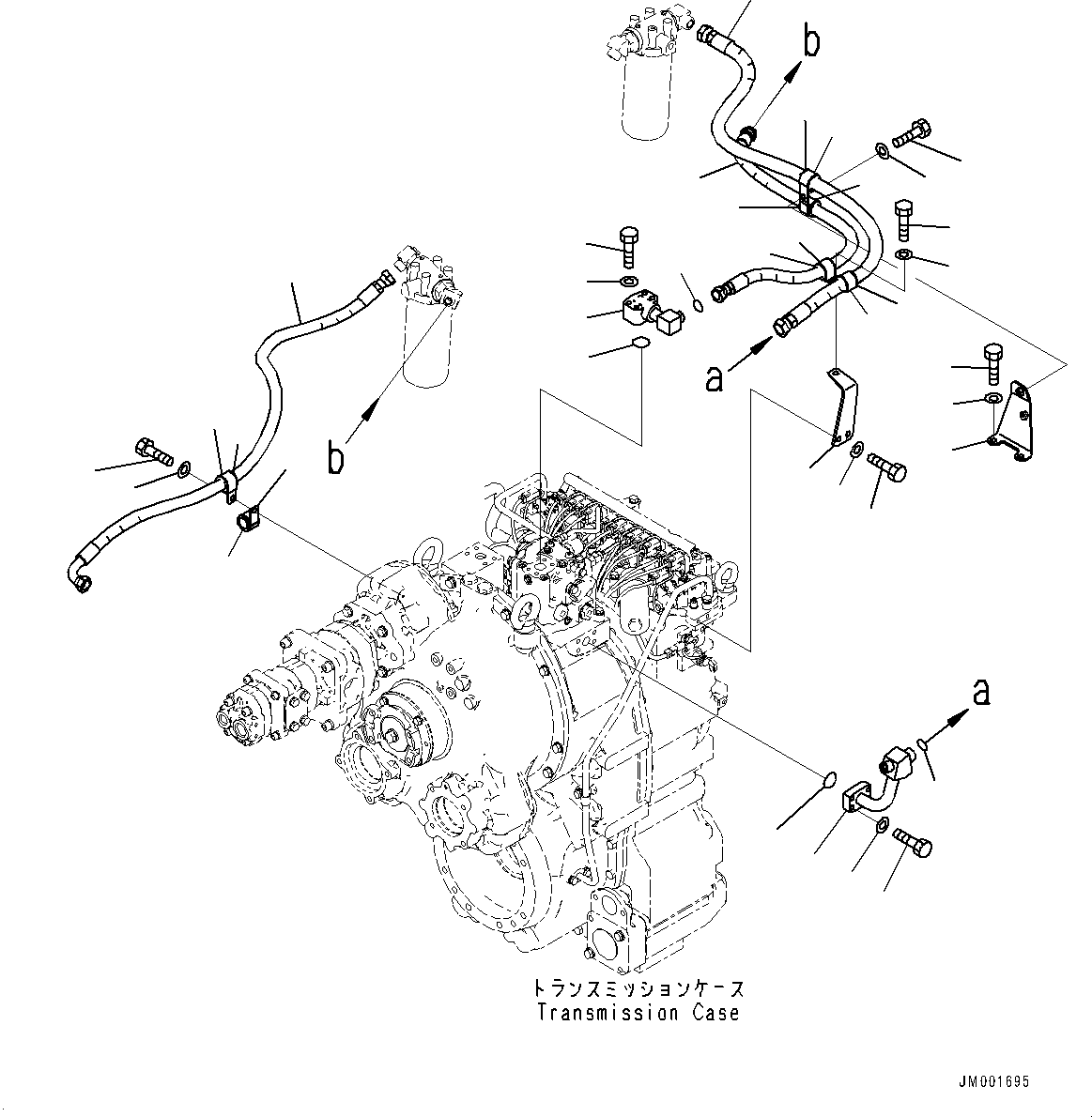 Шланг с торцевым уплотнением 02753-00512 KOMATSU