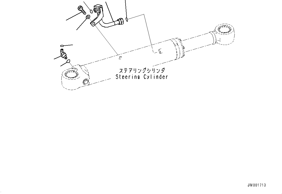 Трубка 56D-61-32580 KOMATSU