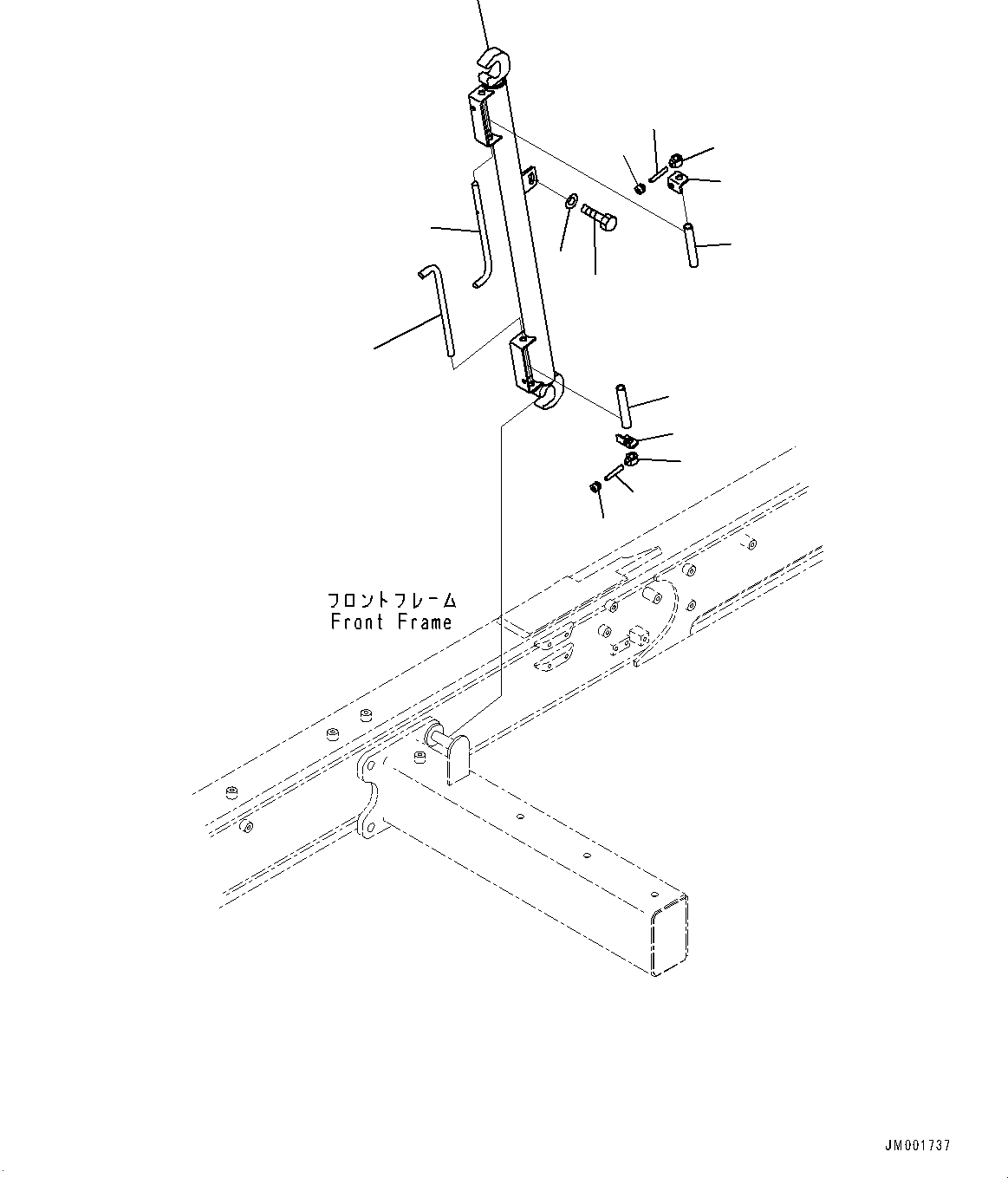 Bar Assembly 56D-54-36700 KOMATSU