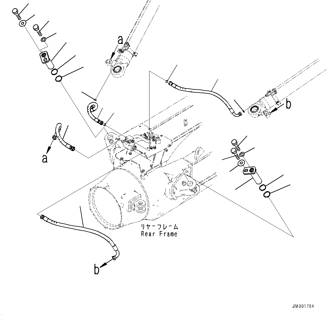 Шланг с торцевым уплотнением 02778-006A9 KOMATSU