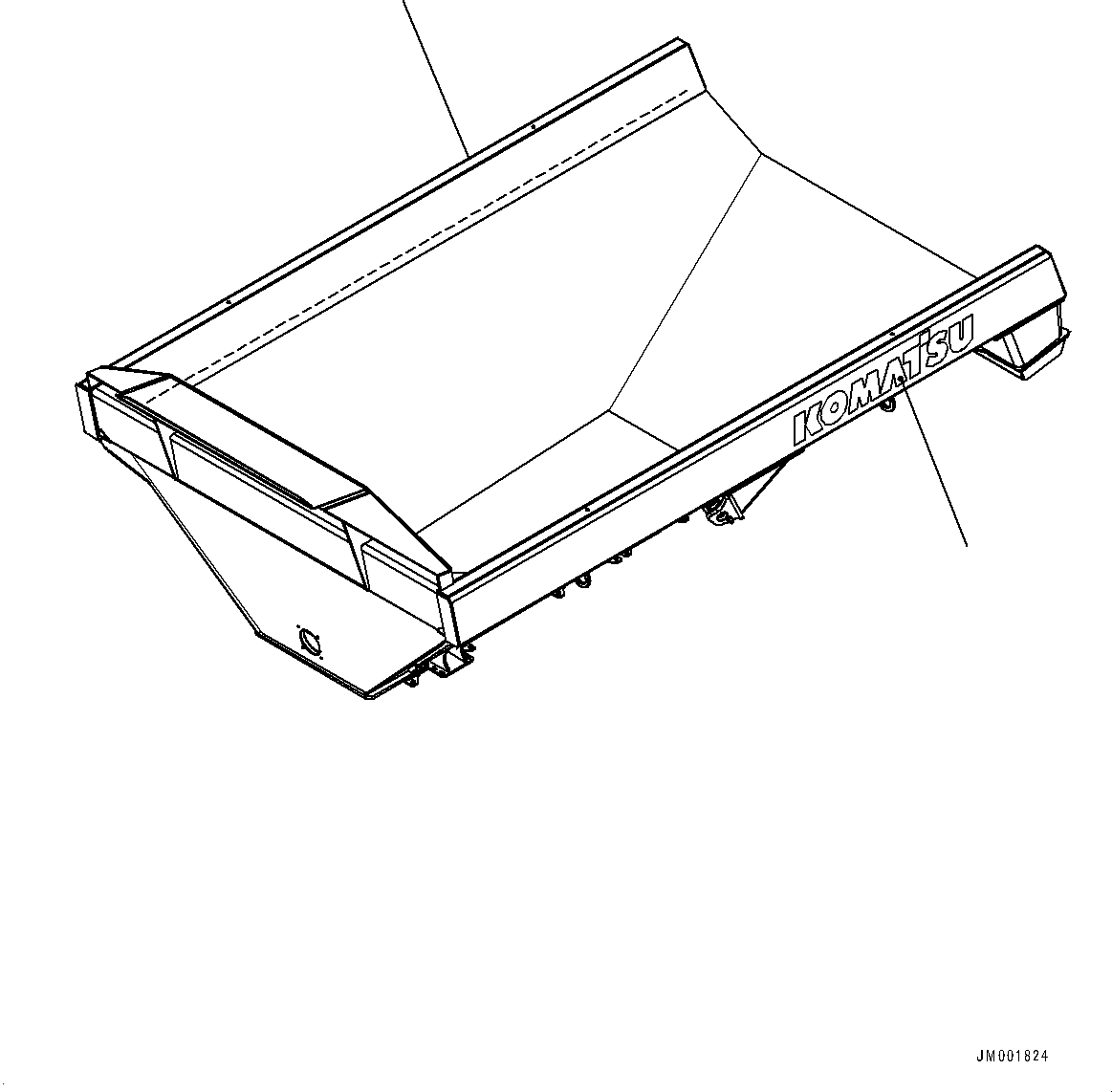 Корпус 56B-74-3A100 KOMATSU