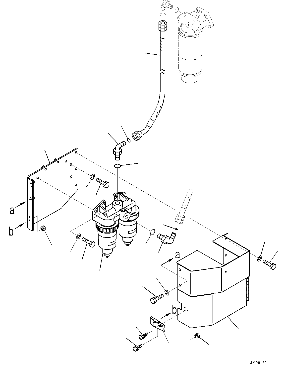 Шланг с торцевым уплотнением 02764-G05A6 KOMATSU