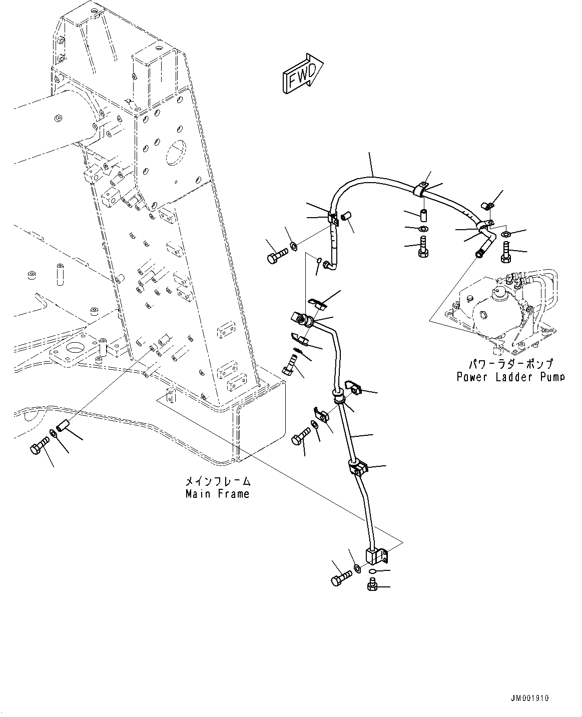Шланг с торцевым уплотнением 02754-00313 KOMATSU