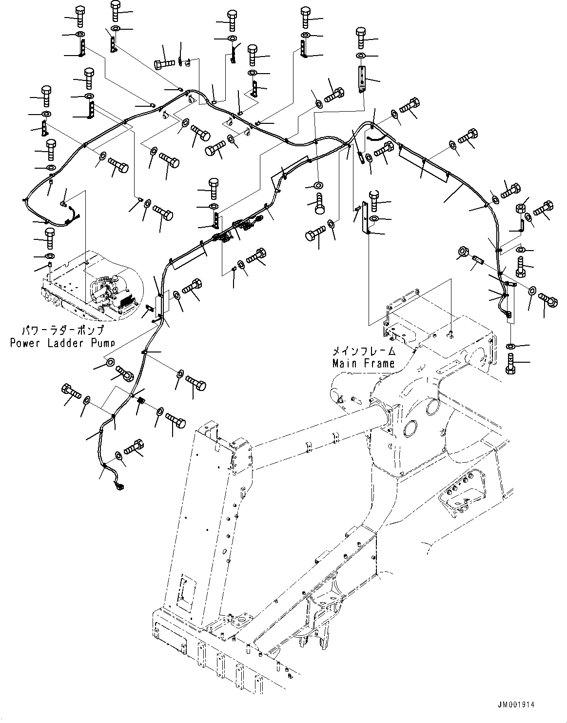Жгут проводов 561-89-87490 KOMATSU
