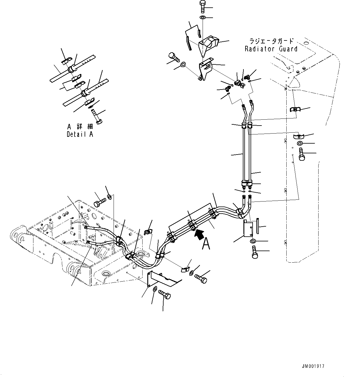 Шланг с торцевым уплотнением 02765-00327 KOMATSU