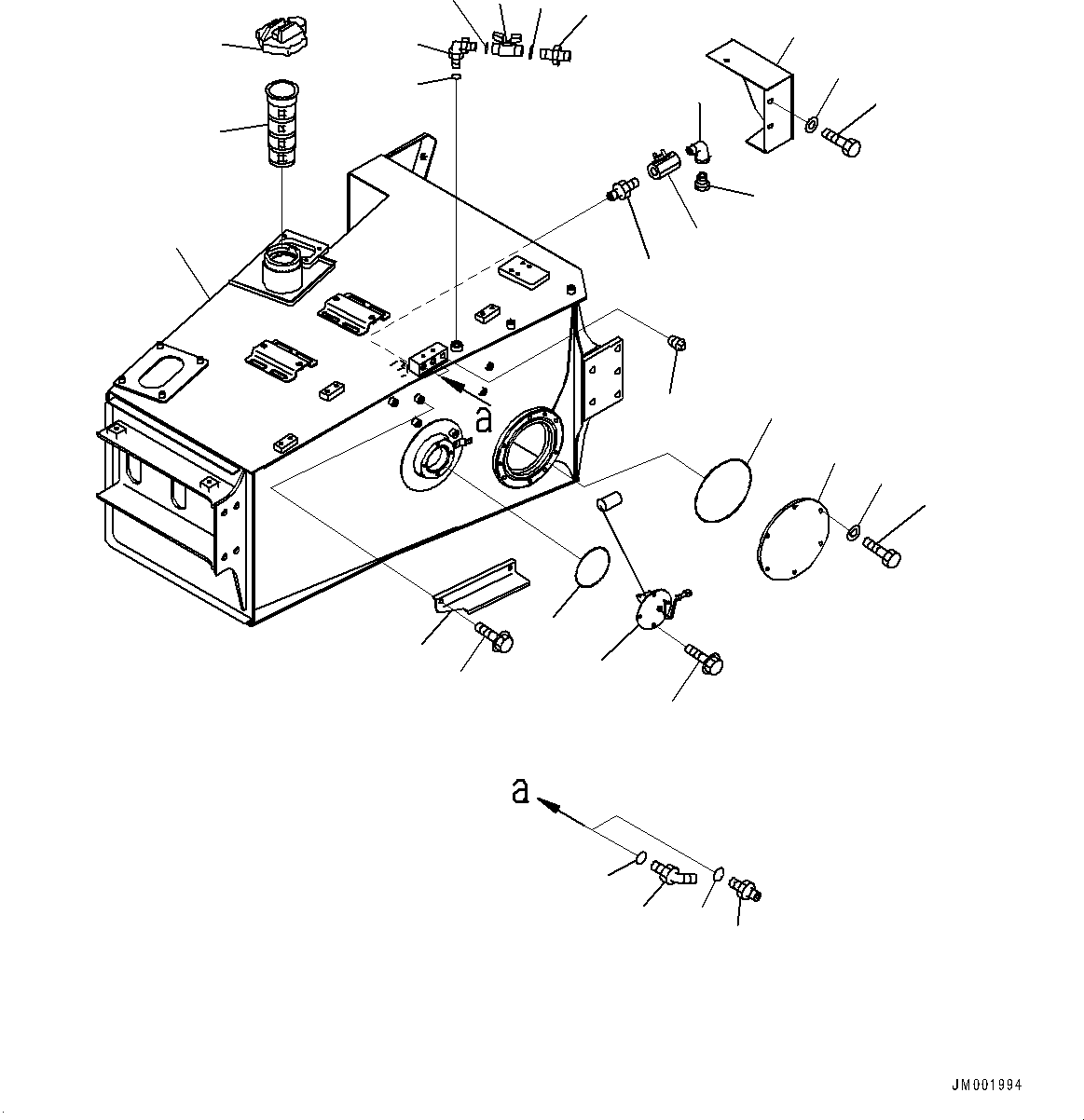 Tank Assembly, Fuel 56B-98-21700 KOMATSU
