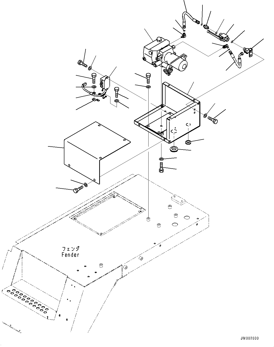 Корпус 56B-89-27960 KOMATSU