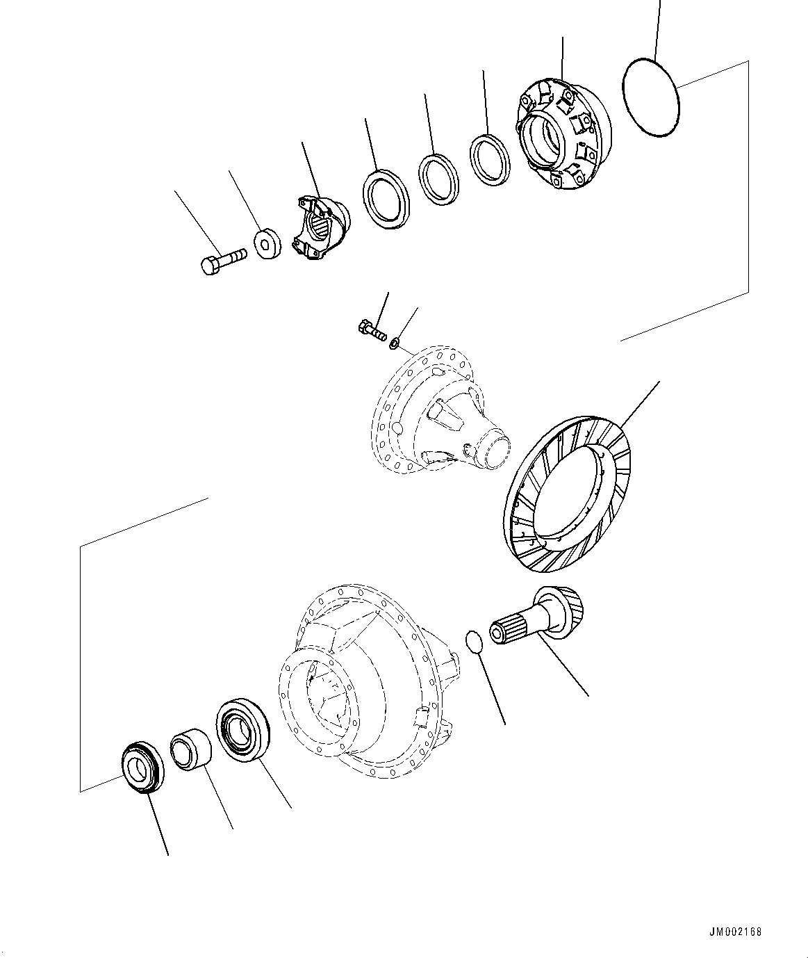 Pinion and Gear 56B-22-31300 KOMATSU
