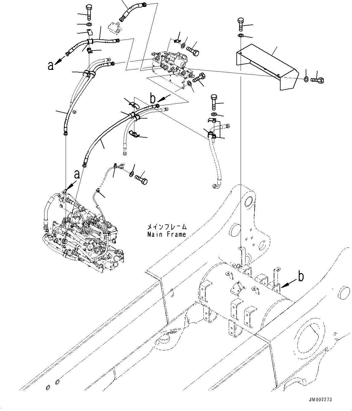 Шланг с торцевым уплотнением 02765-00503 KOMATSU