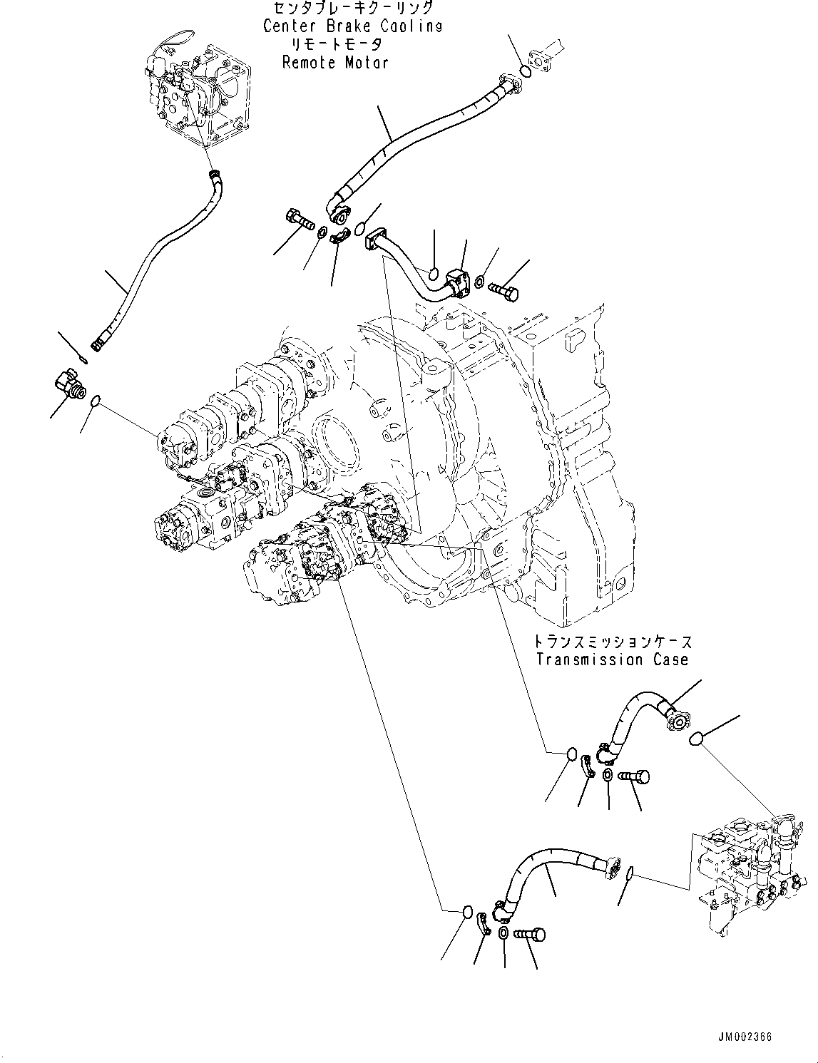 Шланг фланцевого типа 07298-010A9 KOMATSU