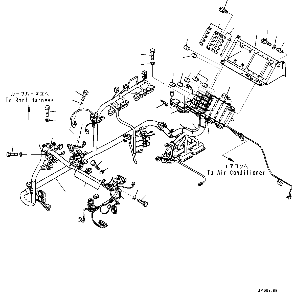Wiring Harness, Emergency Steering 56B-06-36420 KOMATSU