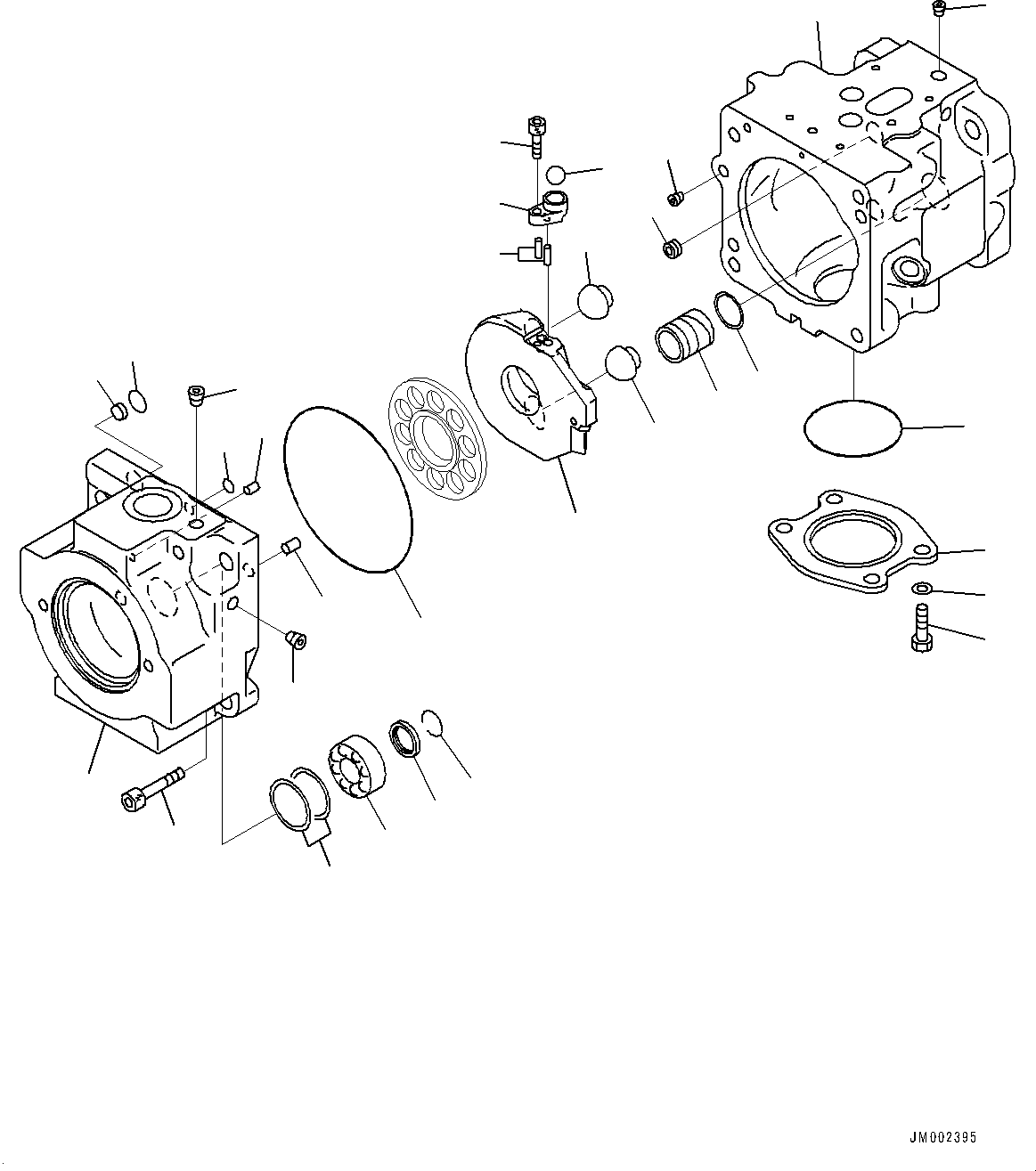 Pump Assembly, Piston (LPV 45) 708-1T-00610 KOMATSU
