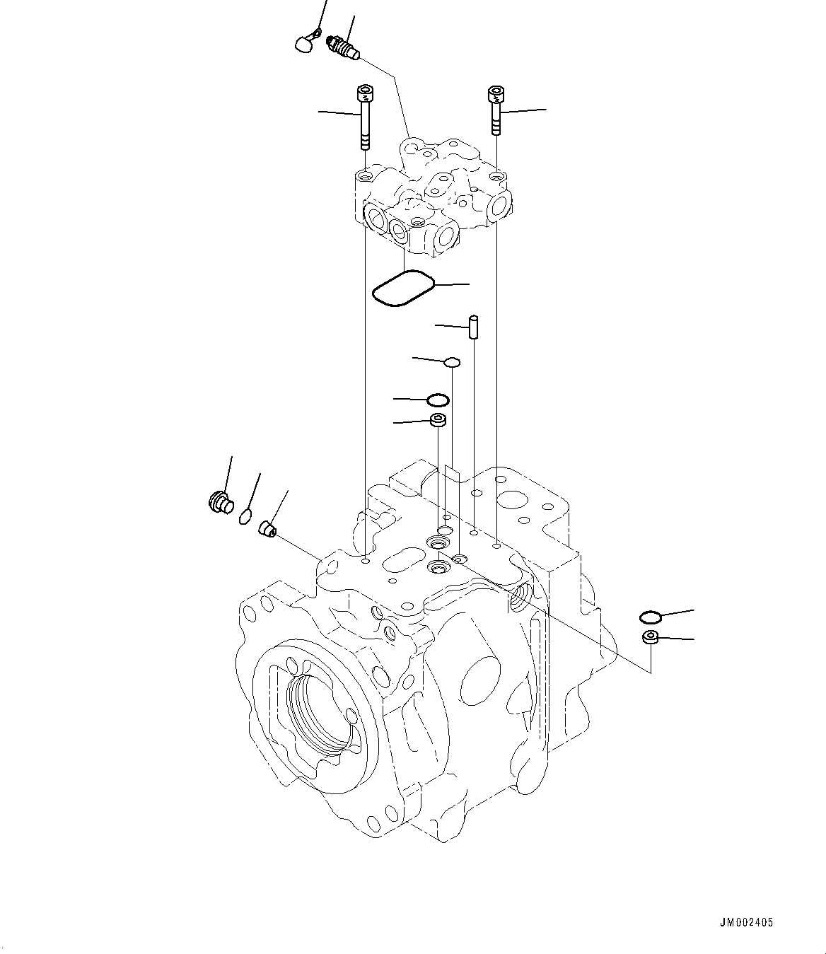 Pump Assembly, Piston 708-1W-00460 KOMATSU