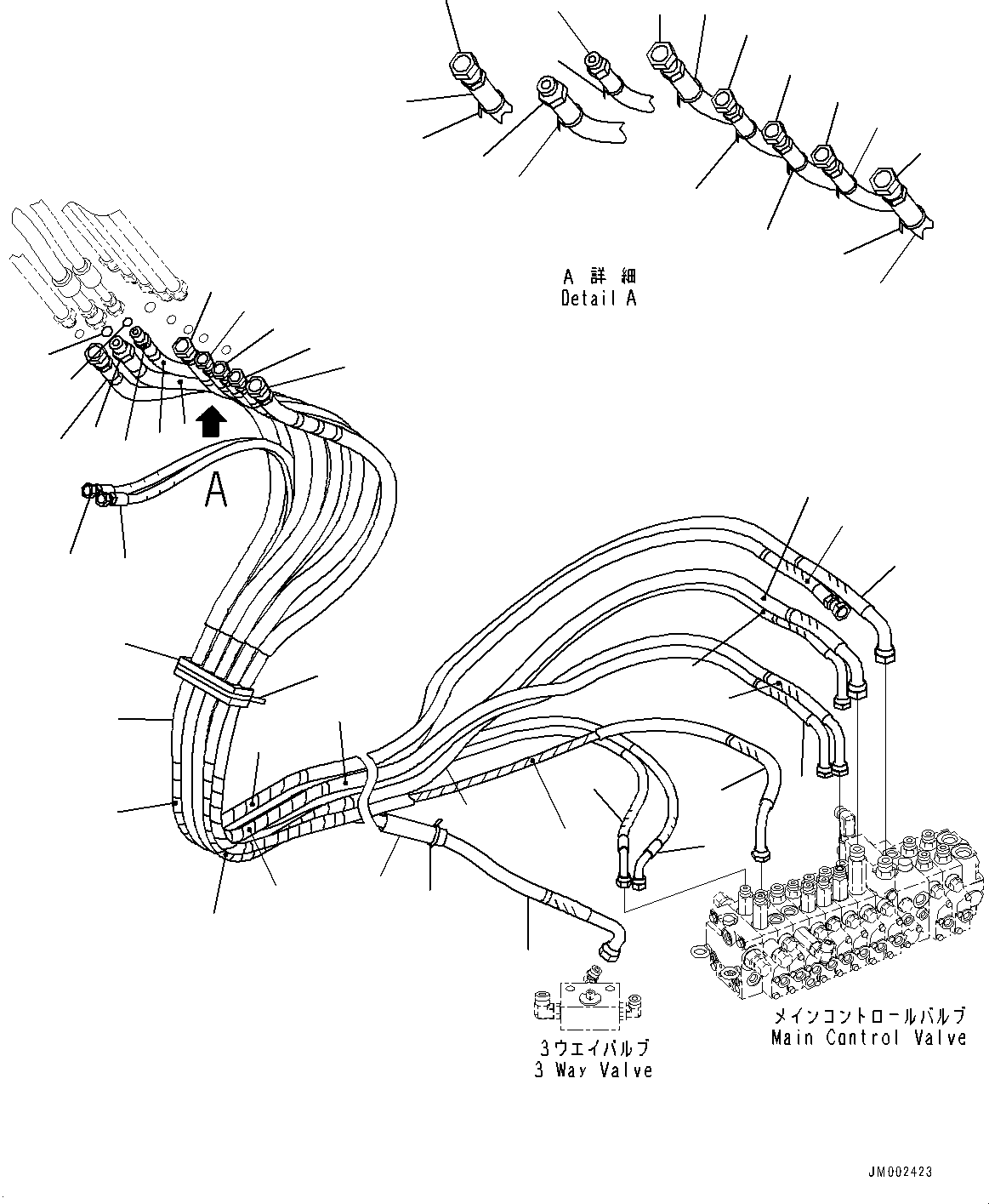 HOSE, ASSEMBLY 22N-973-3530 KOMATSU