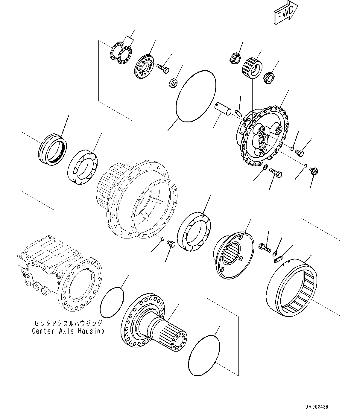 Brake Assembly 56D-23-25052 KOMATSU