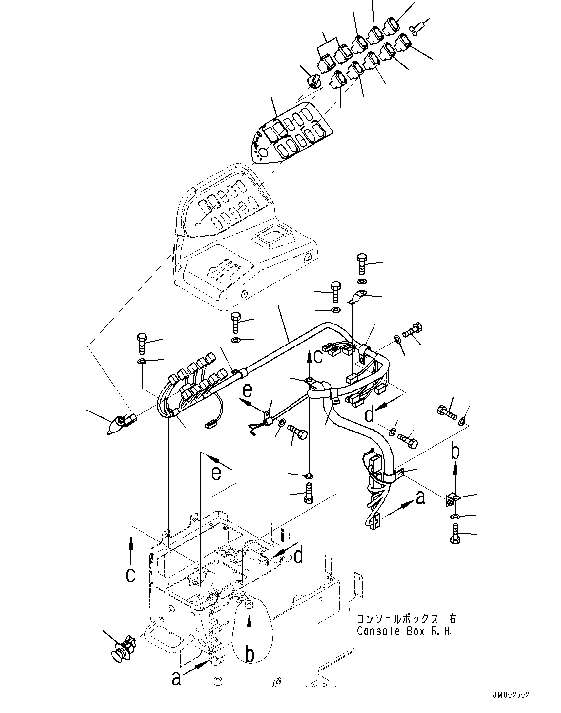 Switch, Transmission Shift Mode Selector 42C-06-22262 KOMATSU