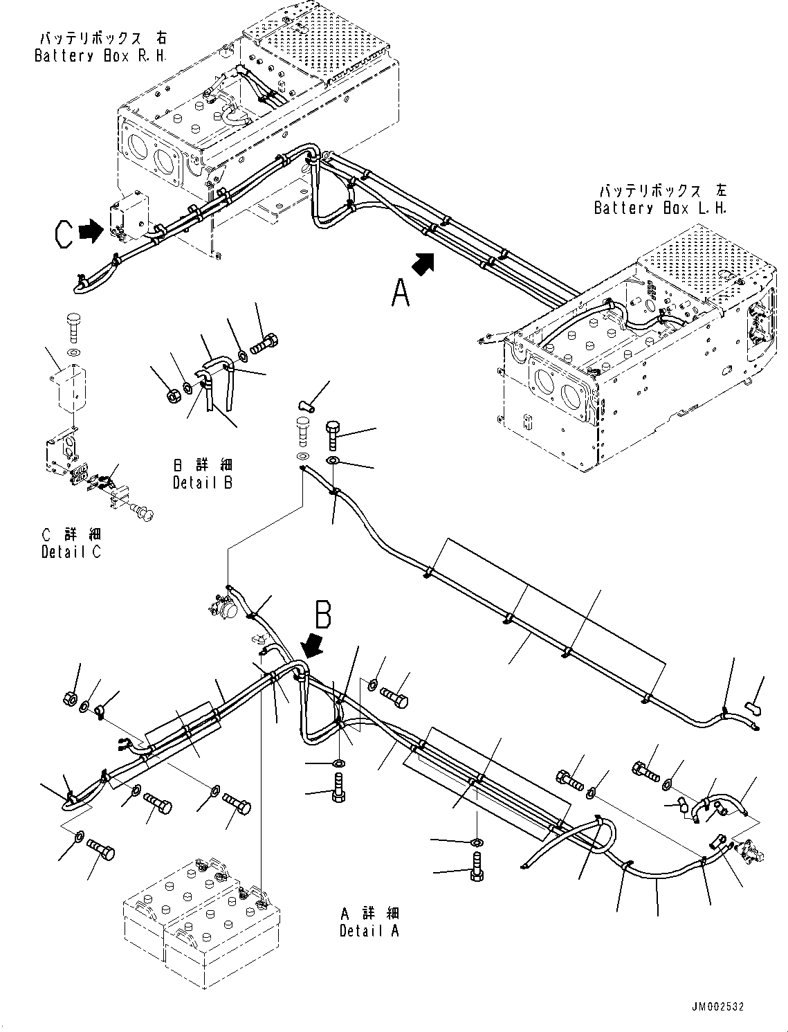 Кабель 427-Z89-6640 KOMATSU